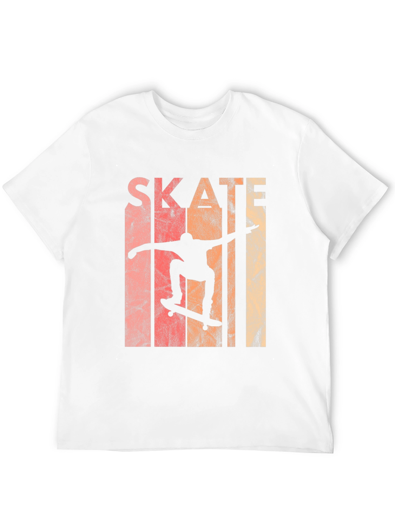 Retro Skateboarding T-Shirt - Black Tee