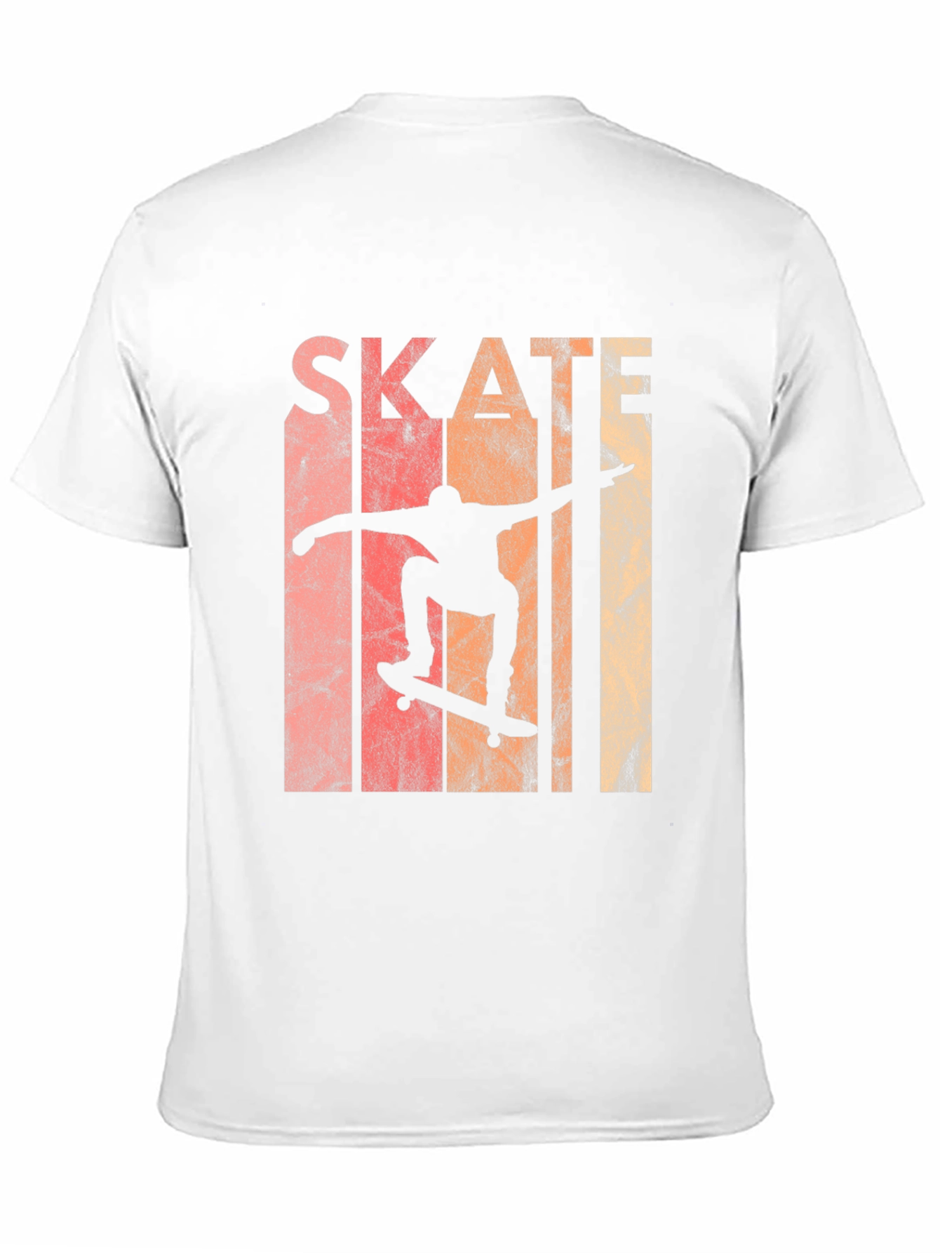 Retro Skateboarding T-Shirt - Black Tee