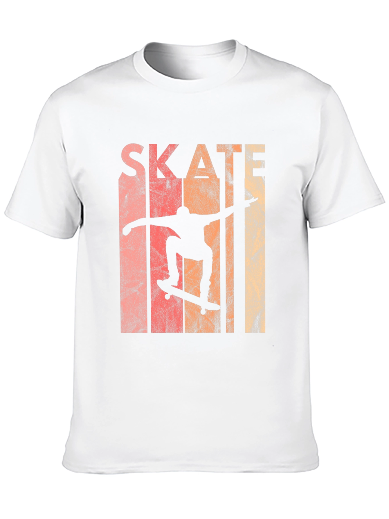 Retro Skateboarding T-Shirt - Black Tee