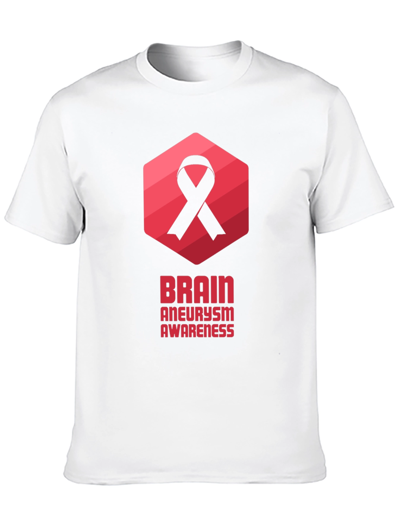 Brain Aneurysm Awareness Black T-Shirt
