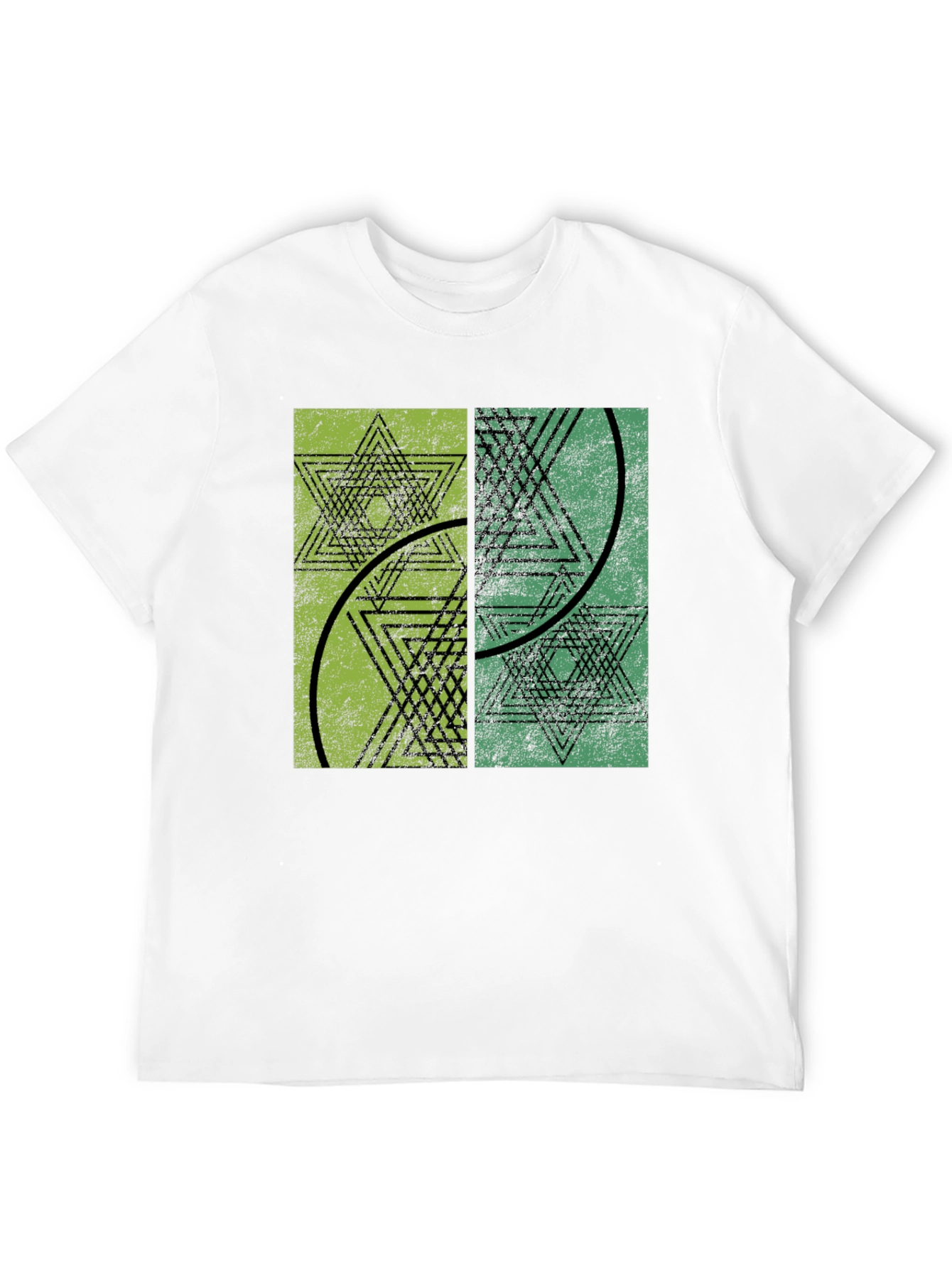 Geometric Star Graphic T-Shirt - Unique Design