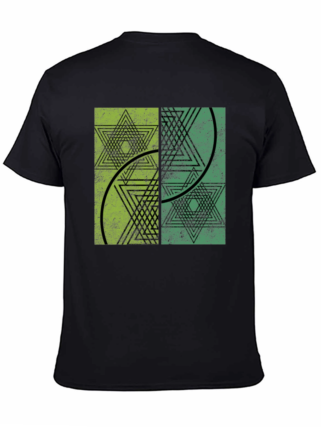 Geometric Star Graphic T-Shirt - Unique Design