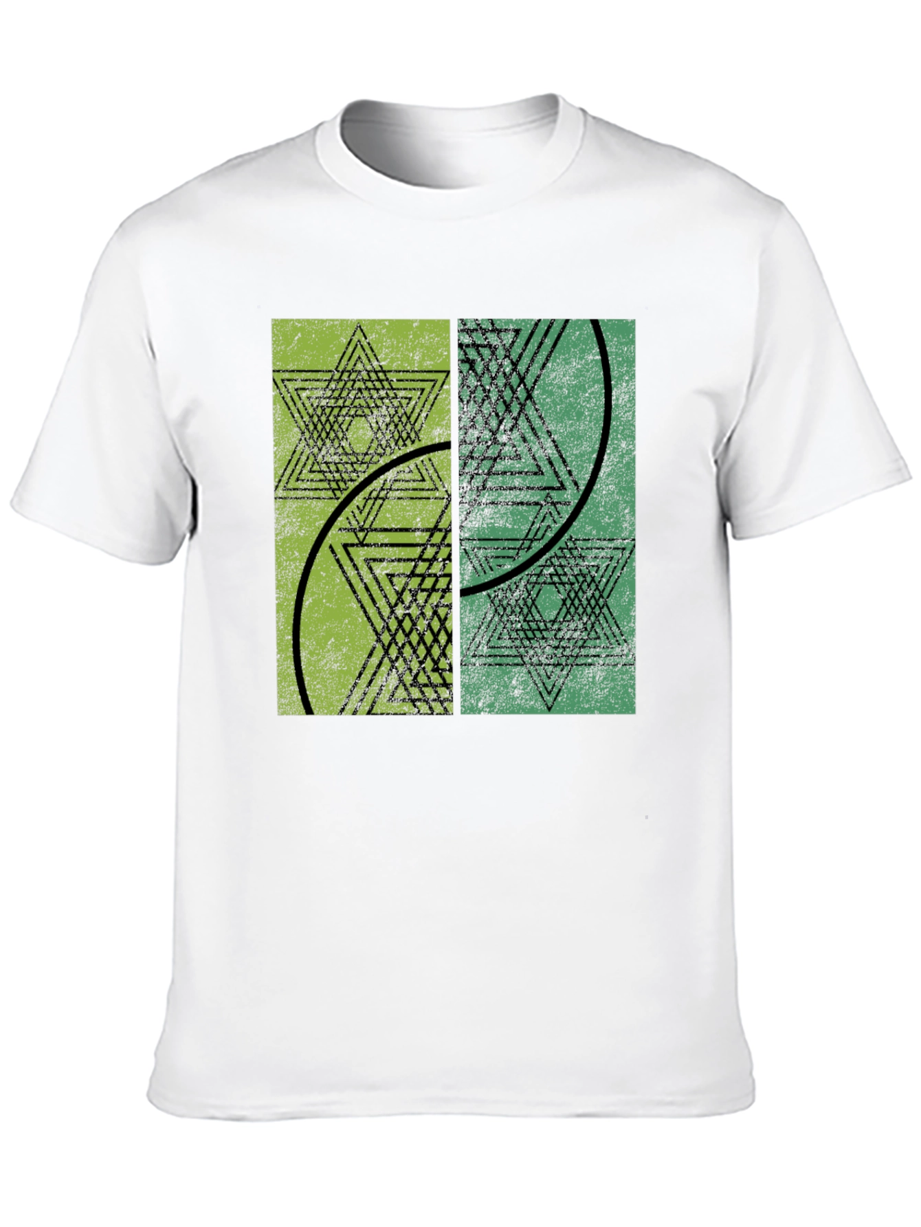 Geometric Star Graphic T-Shirt - Unique Design