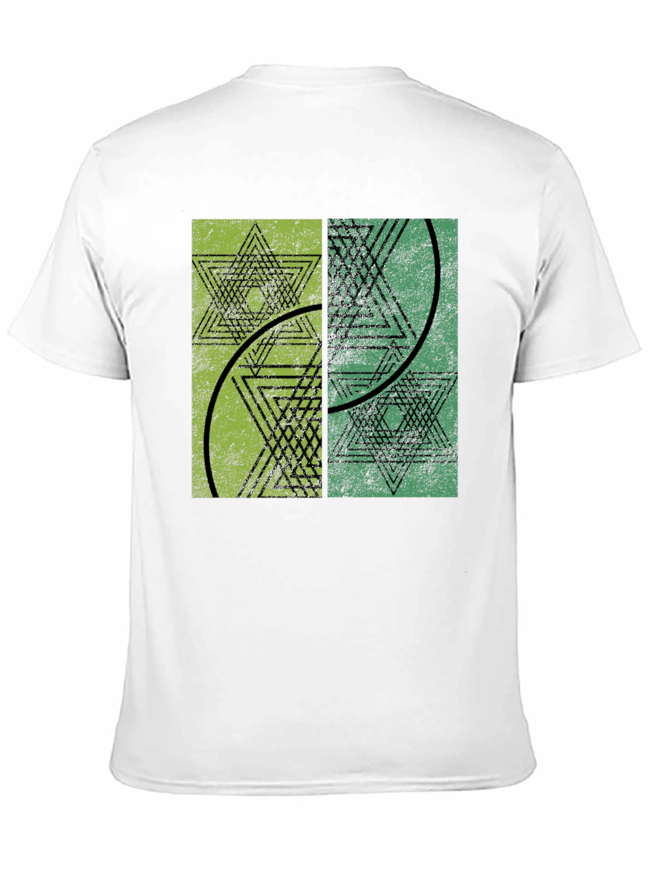Geometric Star Graphic T-Shirt - Unique Design
