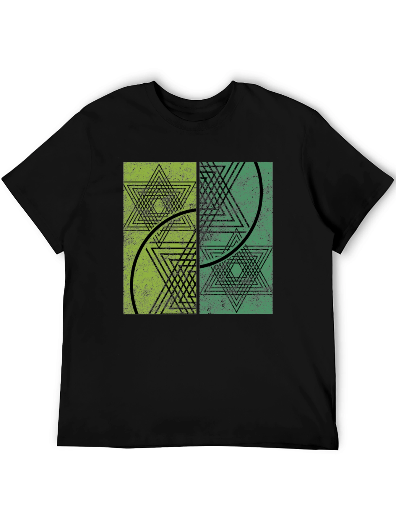 Geometric Star Graphic T-Shirt - Unique Design