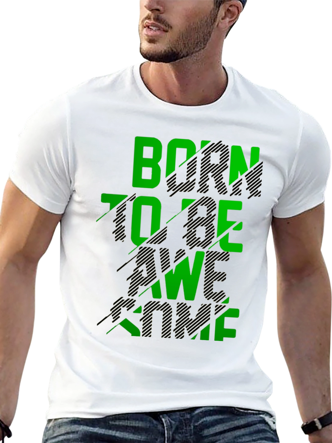 Born To Be Awesome Graphic T-Shirt