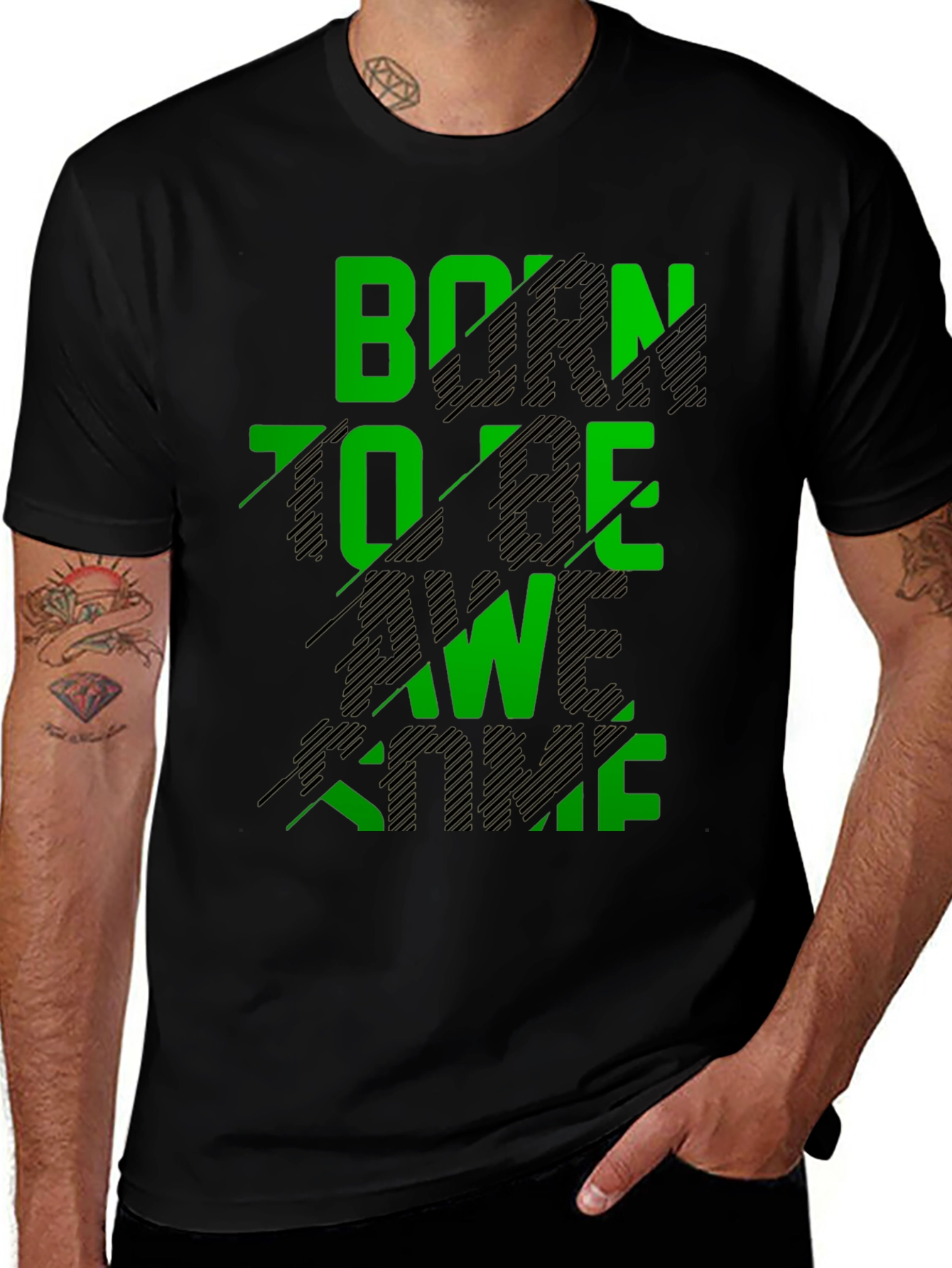 Born To Be Awesome Graphic T-Shirt