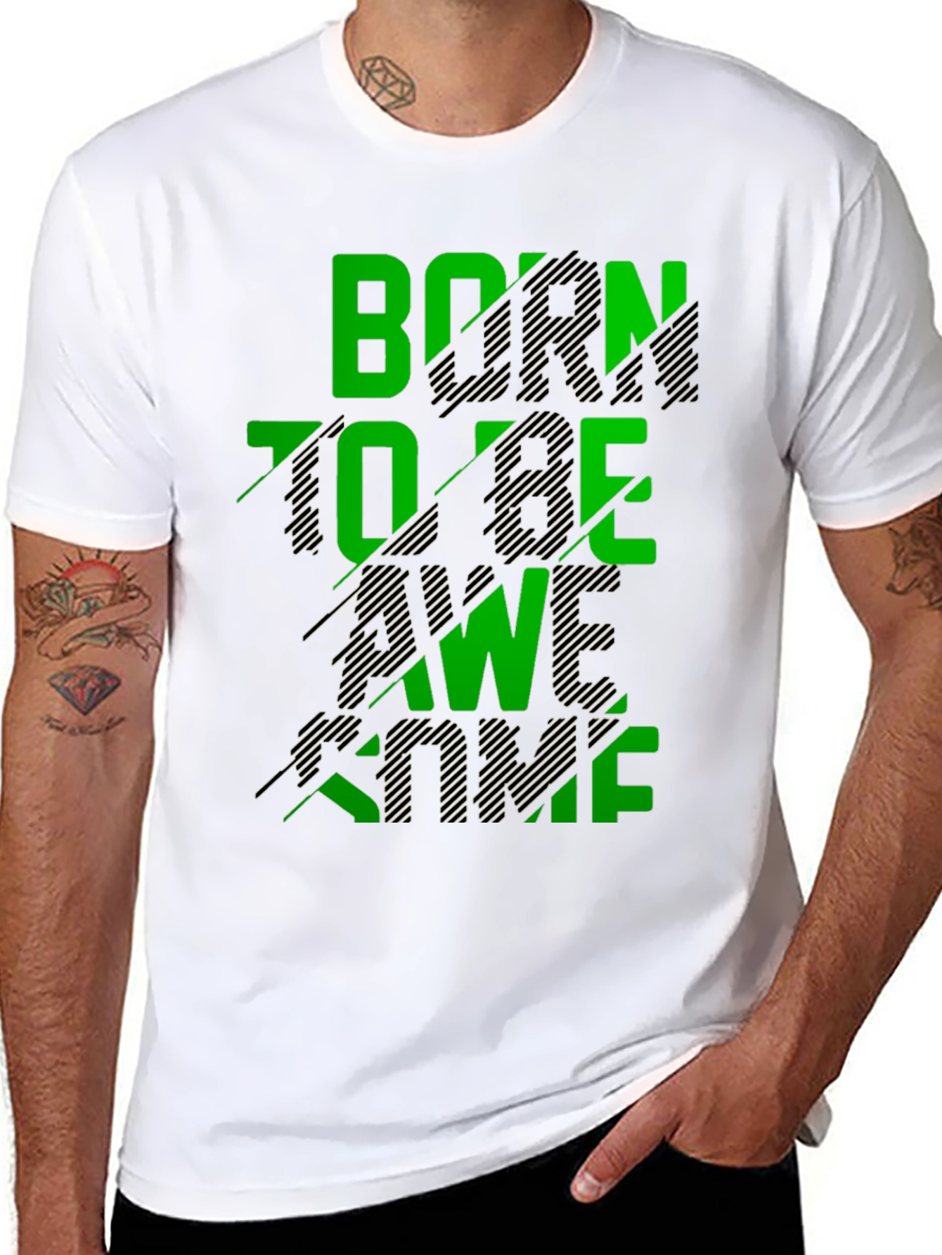 Born To Be Awesome Graphic T-Shirt