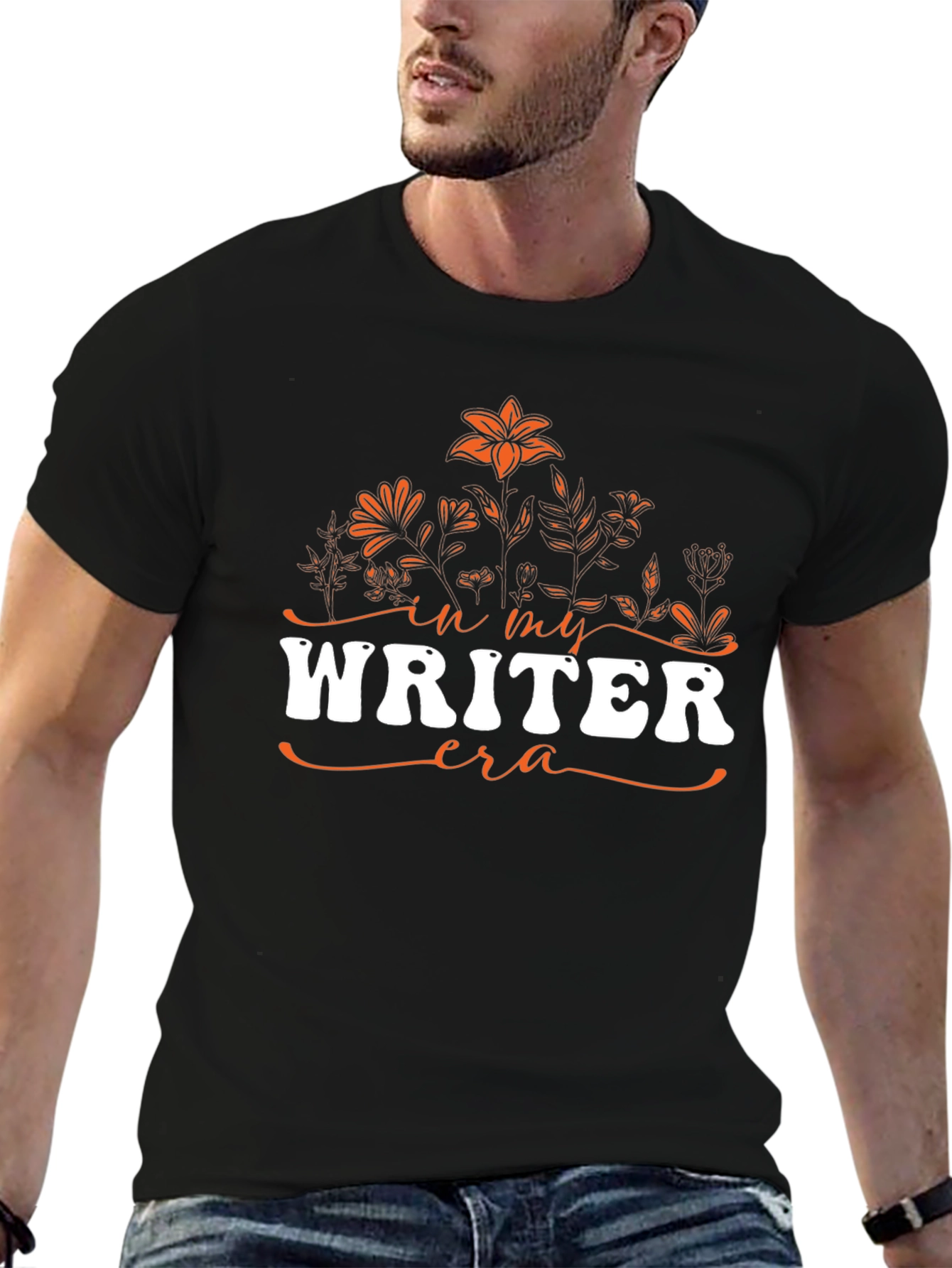 Writer Era Black Graphic Tee