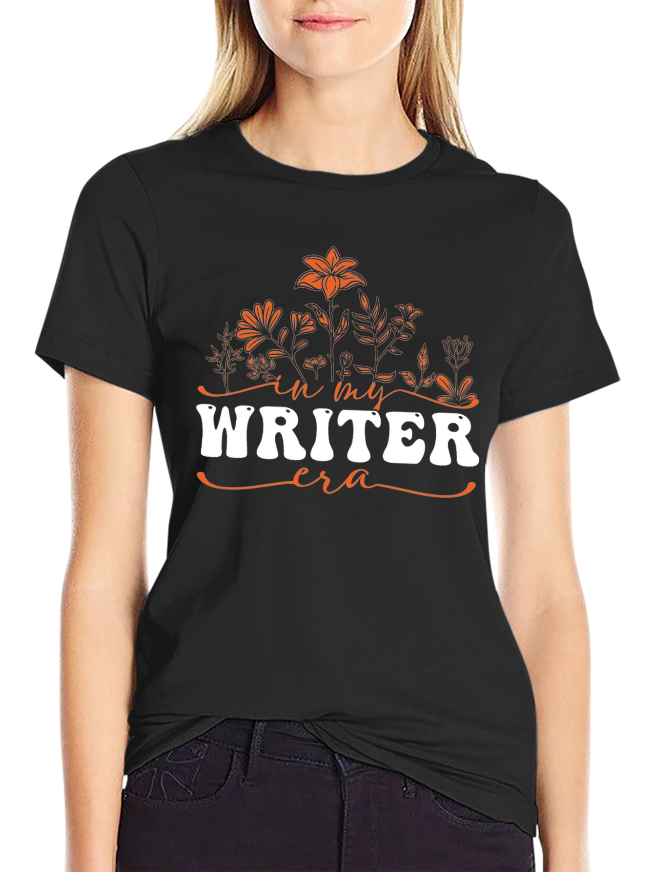 Writer Era Black Graphic Tee