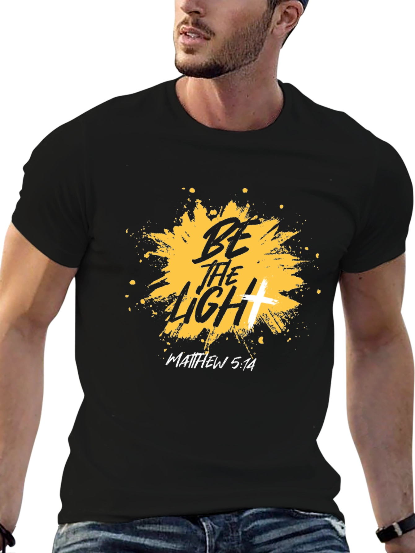Be The Light Christian T-Shirt - Matthew 5:14