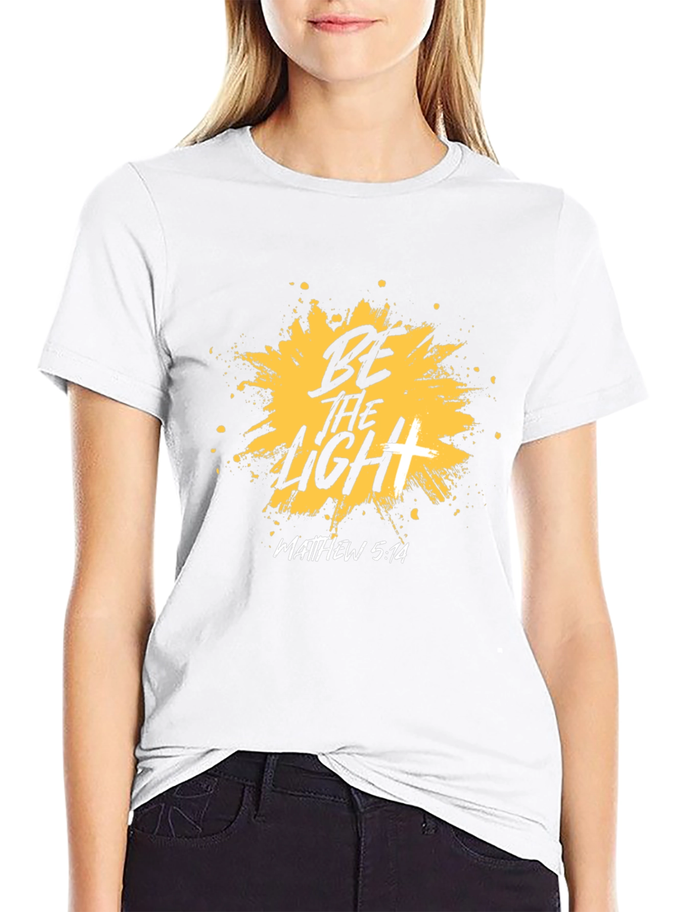 Be The Light Christian T-Shirt - Matthew 5:14