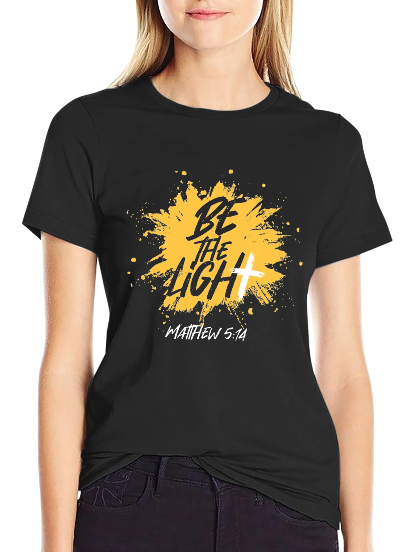 Be The Light Christian T-Shirt - Matthew 5:14