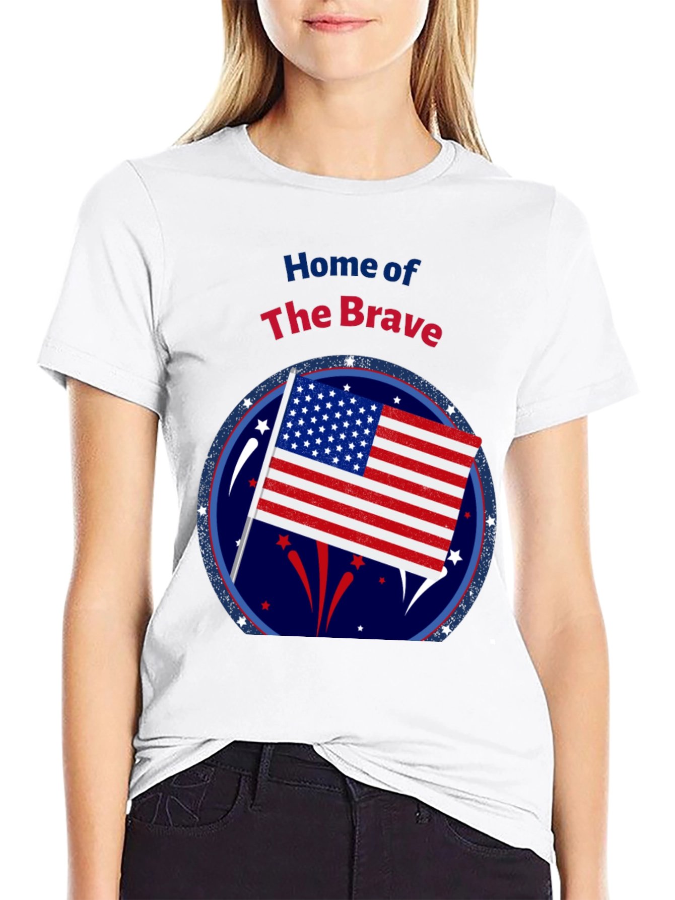 Home of the Brave Patriotic T-Shirt