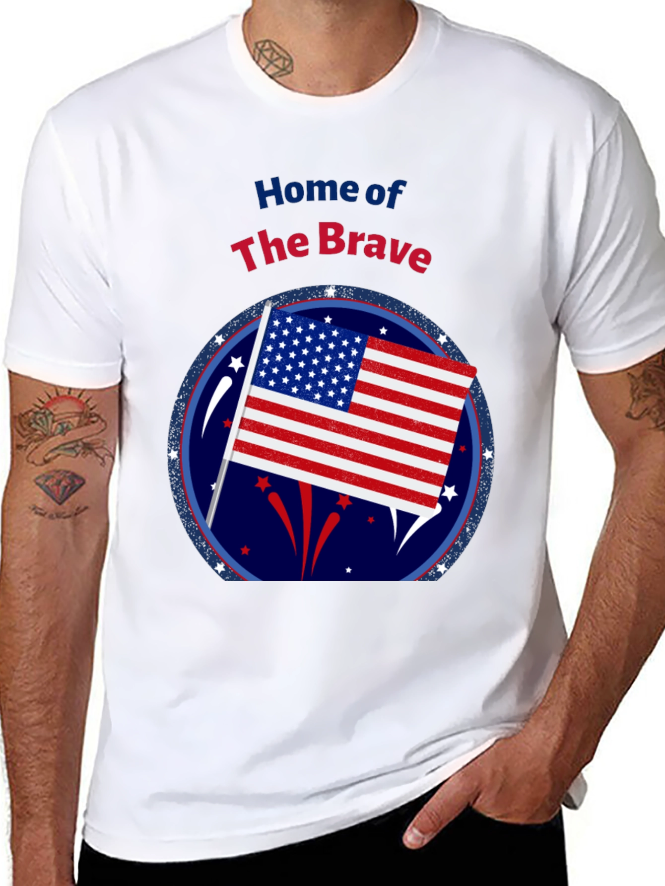 Home of the Brave Patriotic T-Shirt