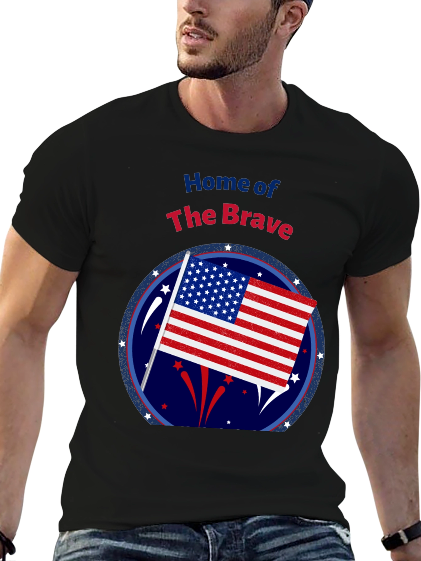 Home of the Brave Patriotic T-Shirt