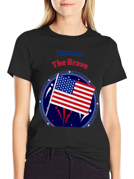 Home of the Brave Patriotic T-Shirt