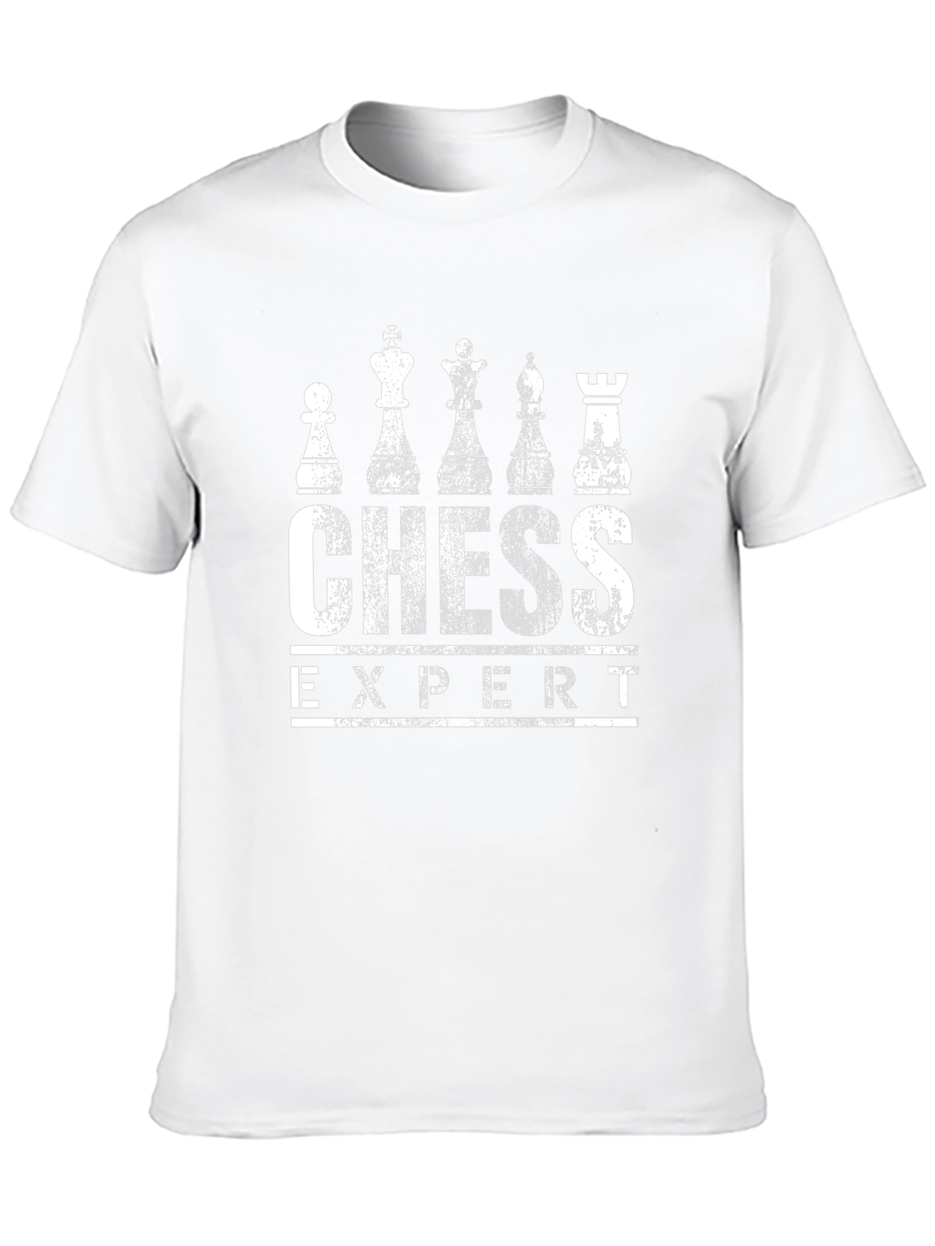 Chess Expert Graphic T-Shirt - Black Cotton Tee