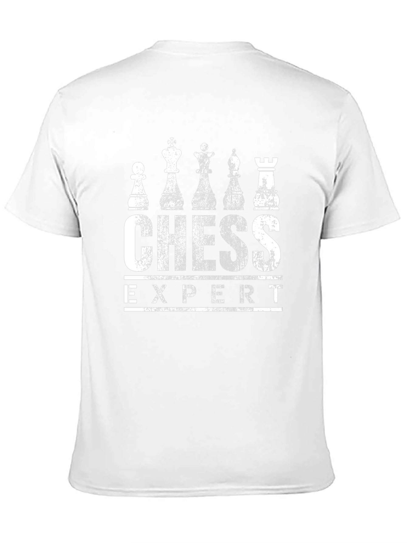 Chess Expert Graphic T-Shirt - Black Cotton Tee
