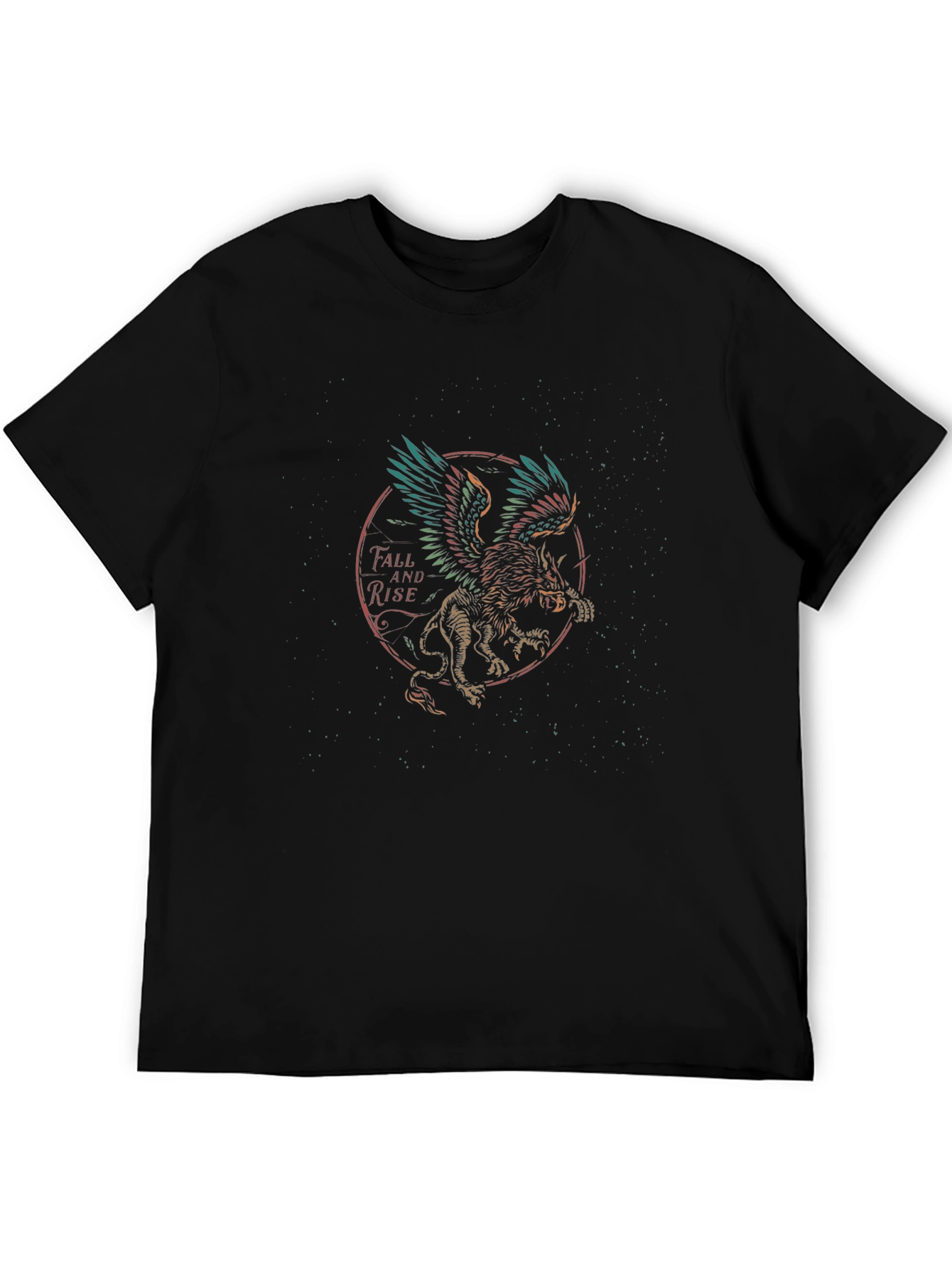 Graphic Print Crew Neck Tee