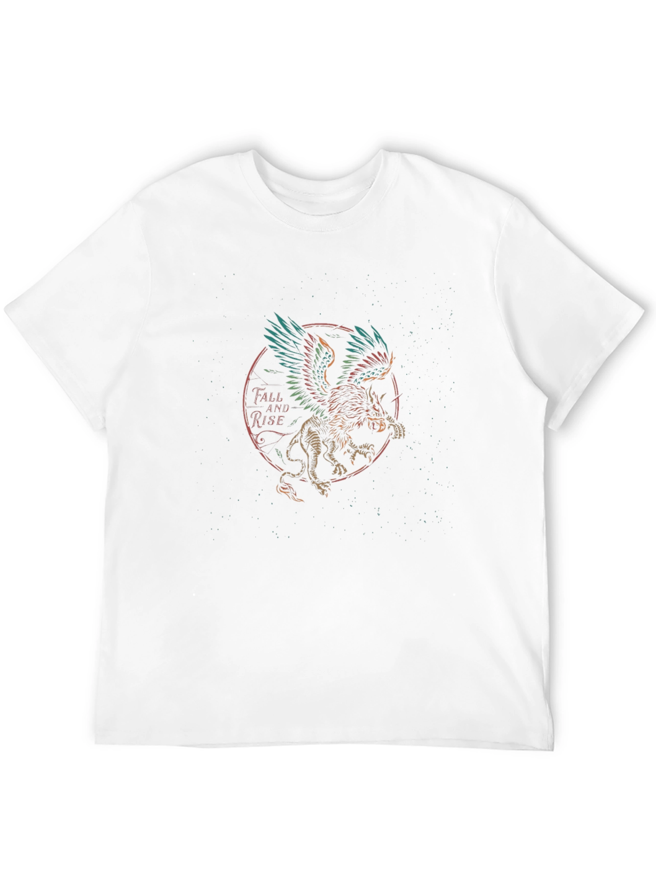 Graphic Print Crew Neck Tee