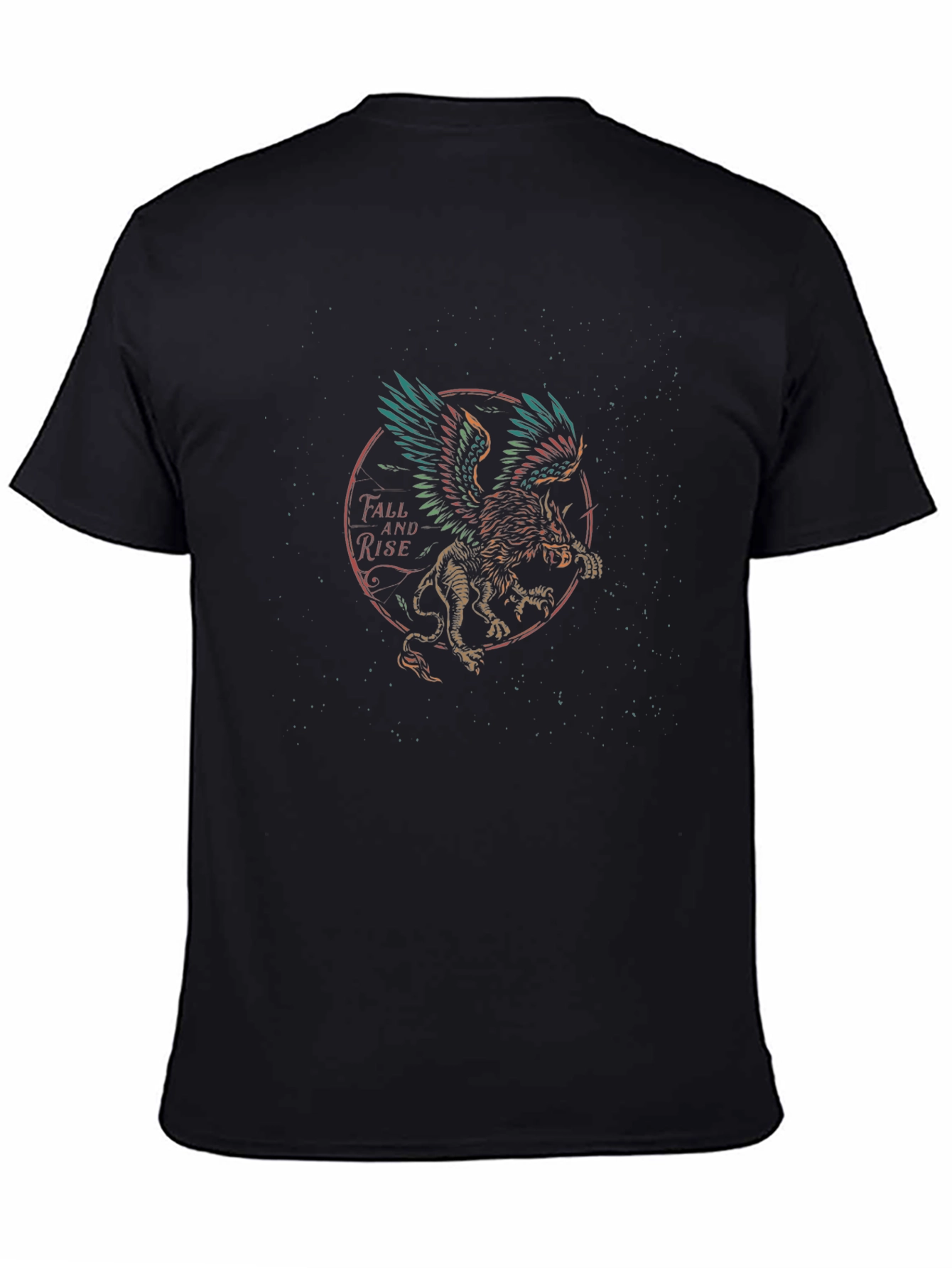Graphic Print Crew Neck Tee