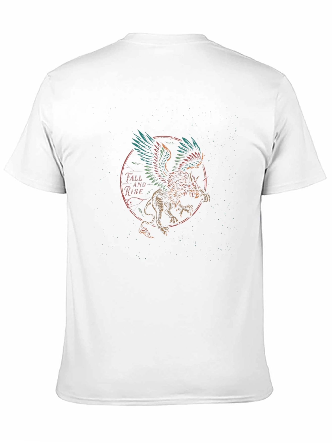 Graphic Print Crew Neck Tee