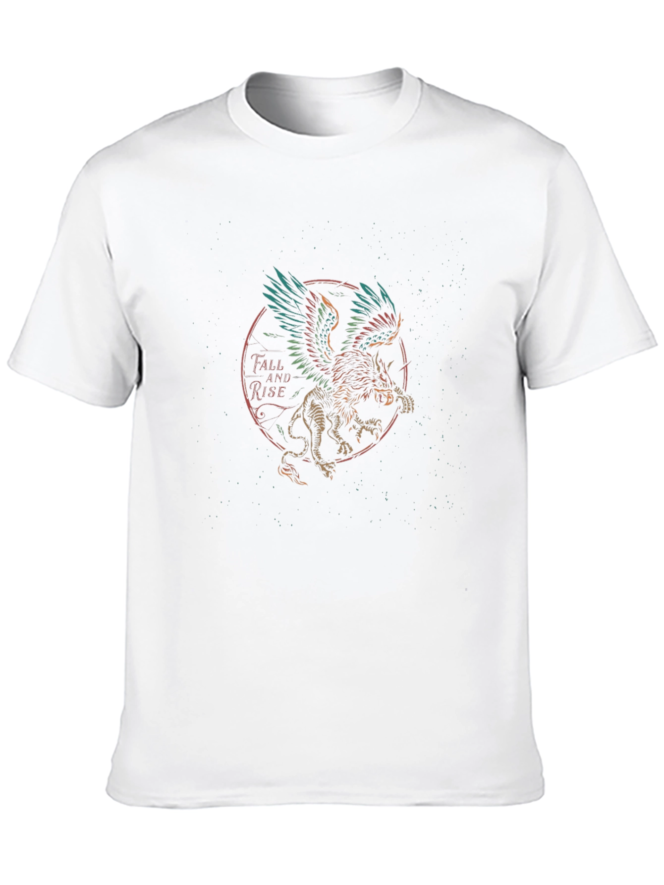 Graphic Print Crew Neck Tee