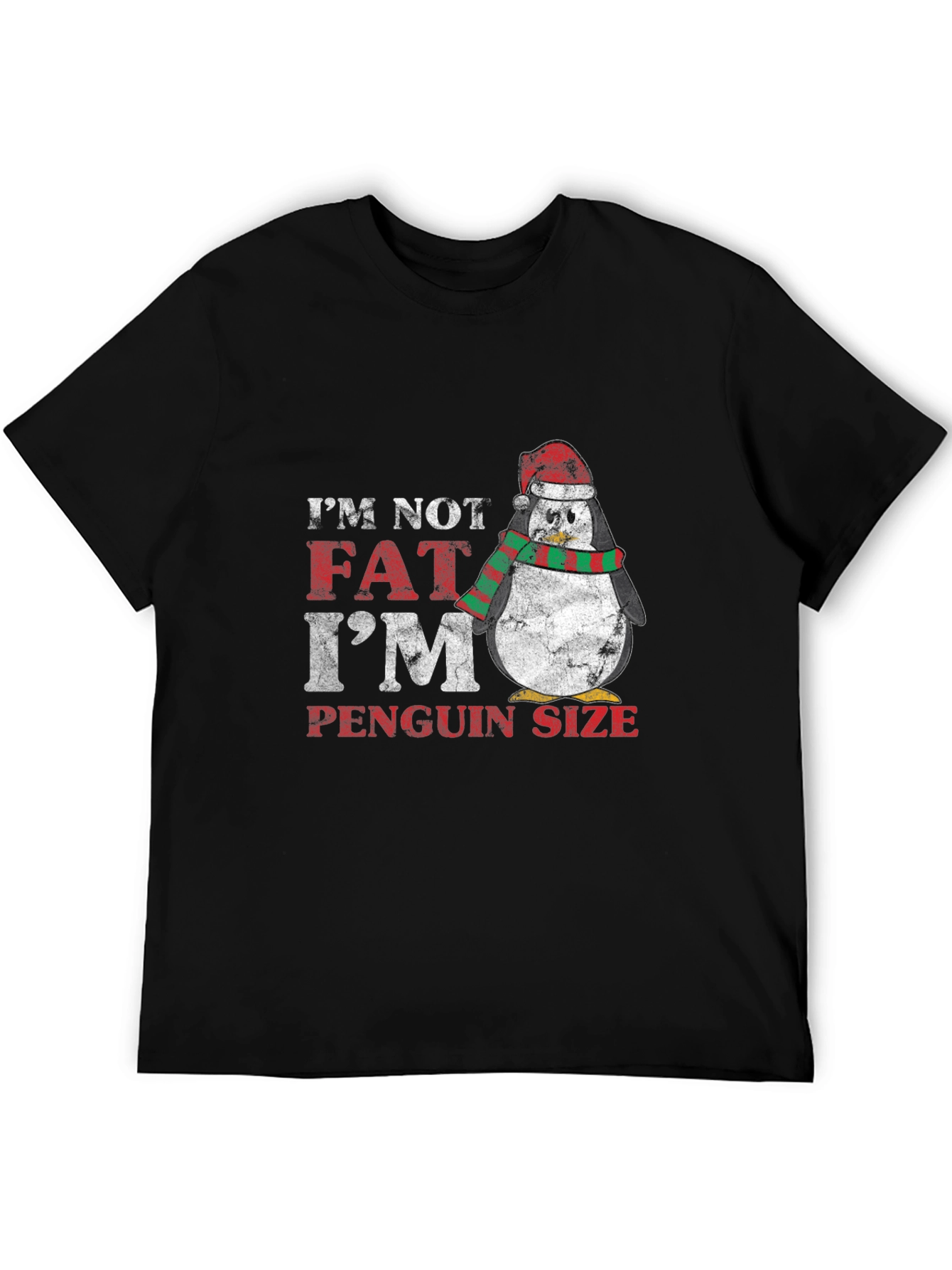 Penguin Size Christmas T-Shirt