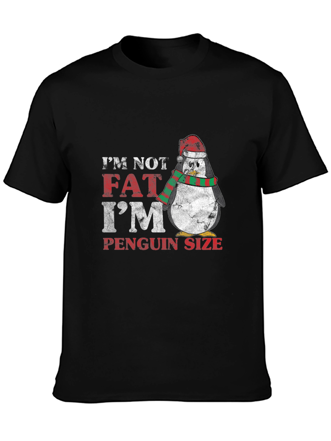 Penguin Size Christmas T-Shirt