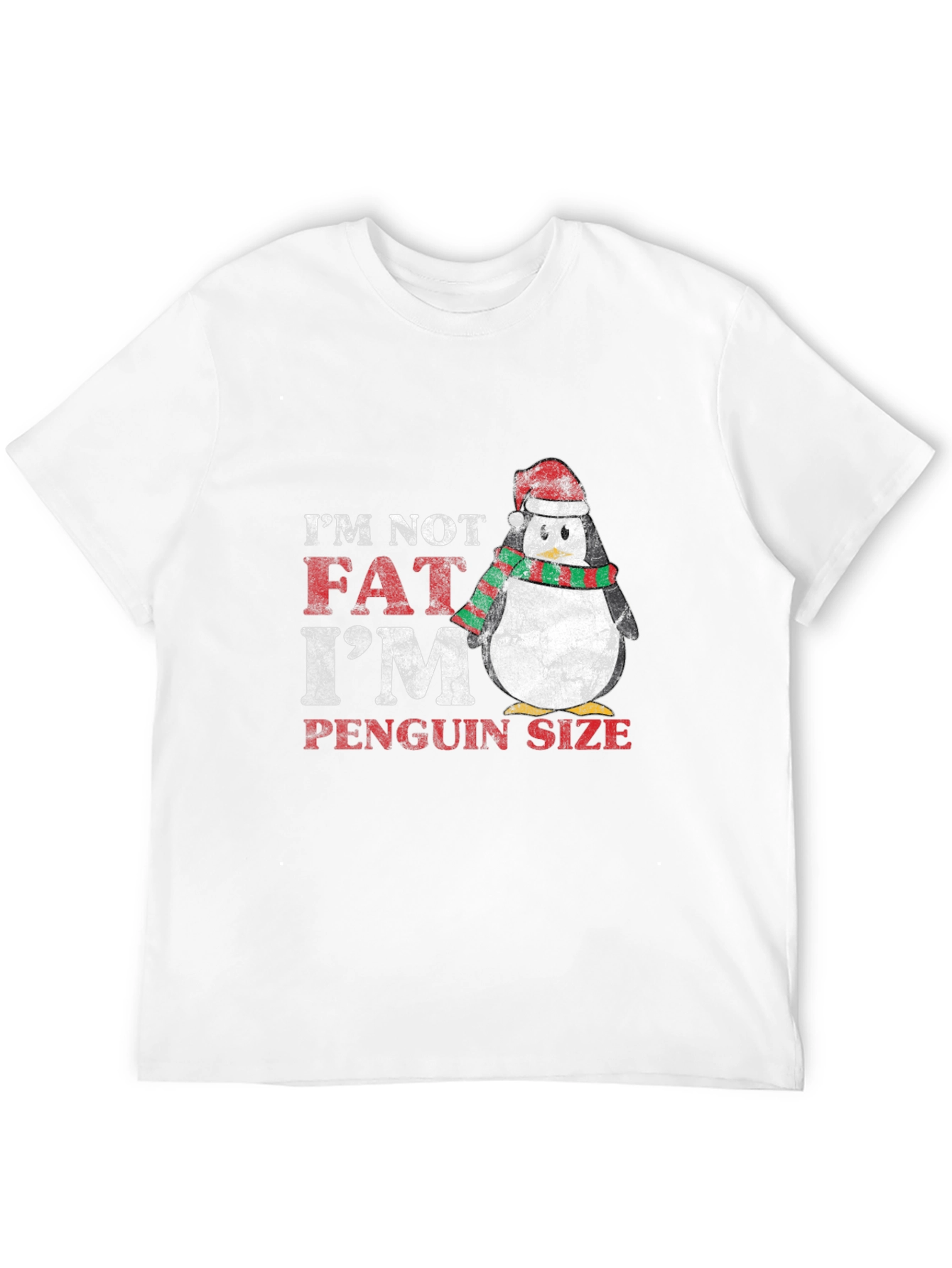 Penguin Size Christmas T-Shirt
