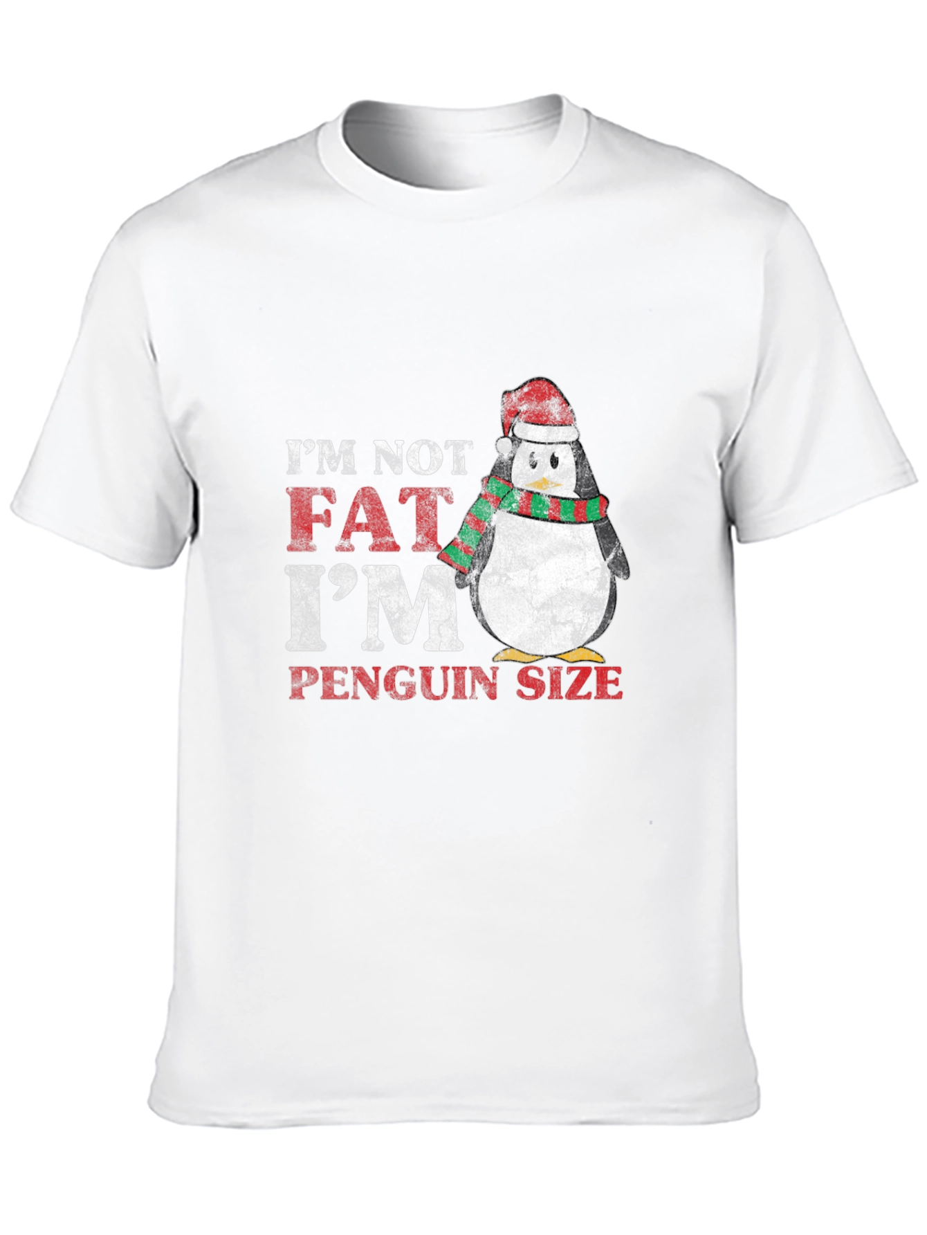 Penguin Size Christmas T-Shirt