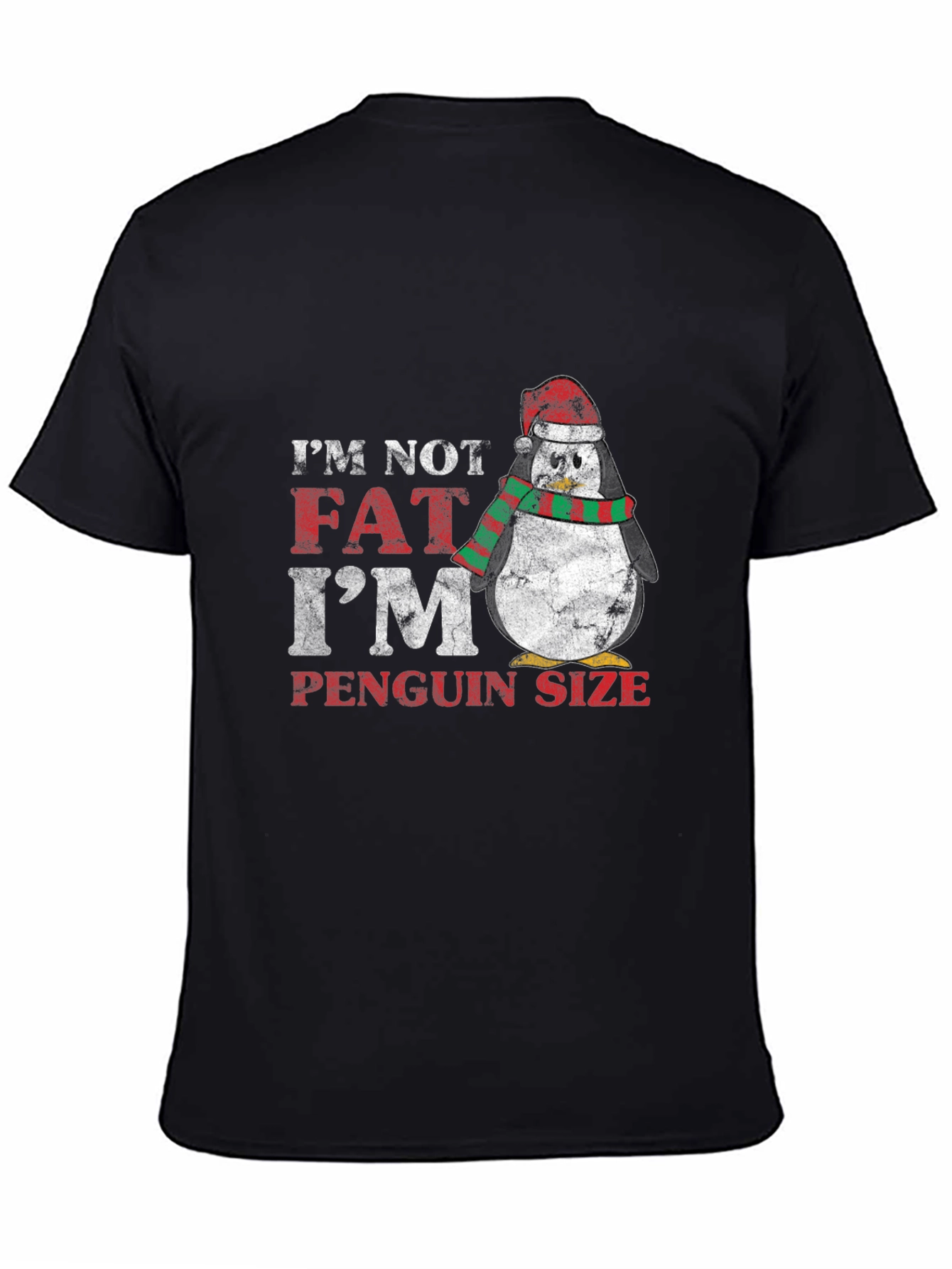 Penguin Size Christmas T-Shirt