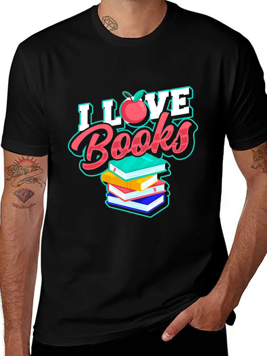 I Love Books T-Shirt - Unisex Design