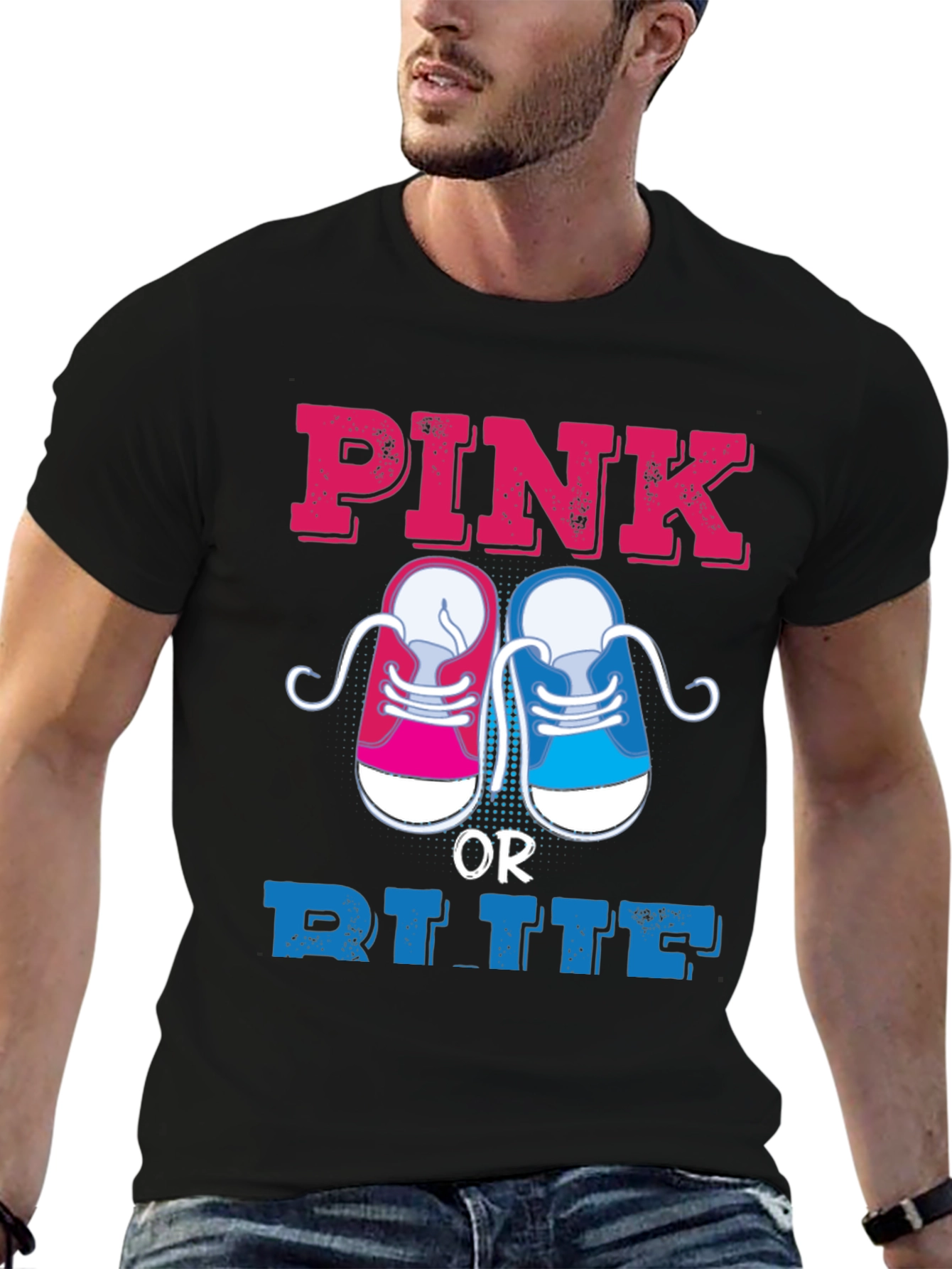Pink or Blue Gender Reveal T-Shirt