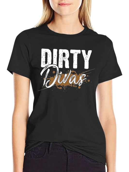 Dirty Divas Black Graphic T-Shirt