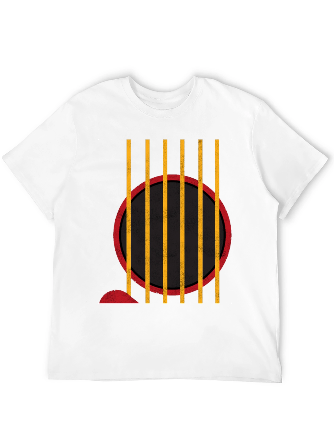 Abstract Graphic Print Crew Neck T-Shirt