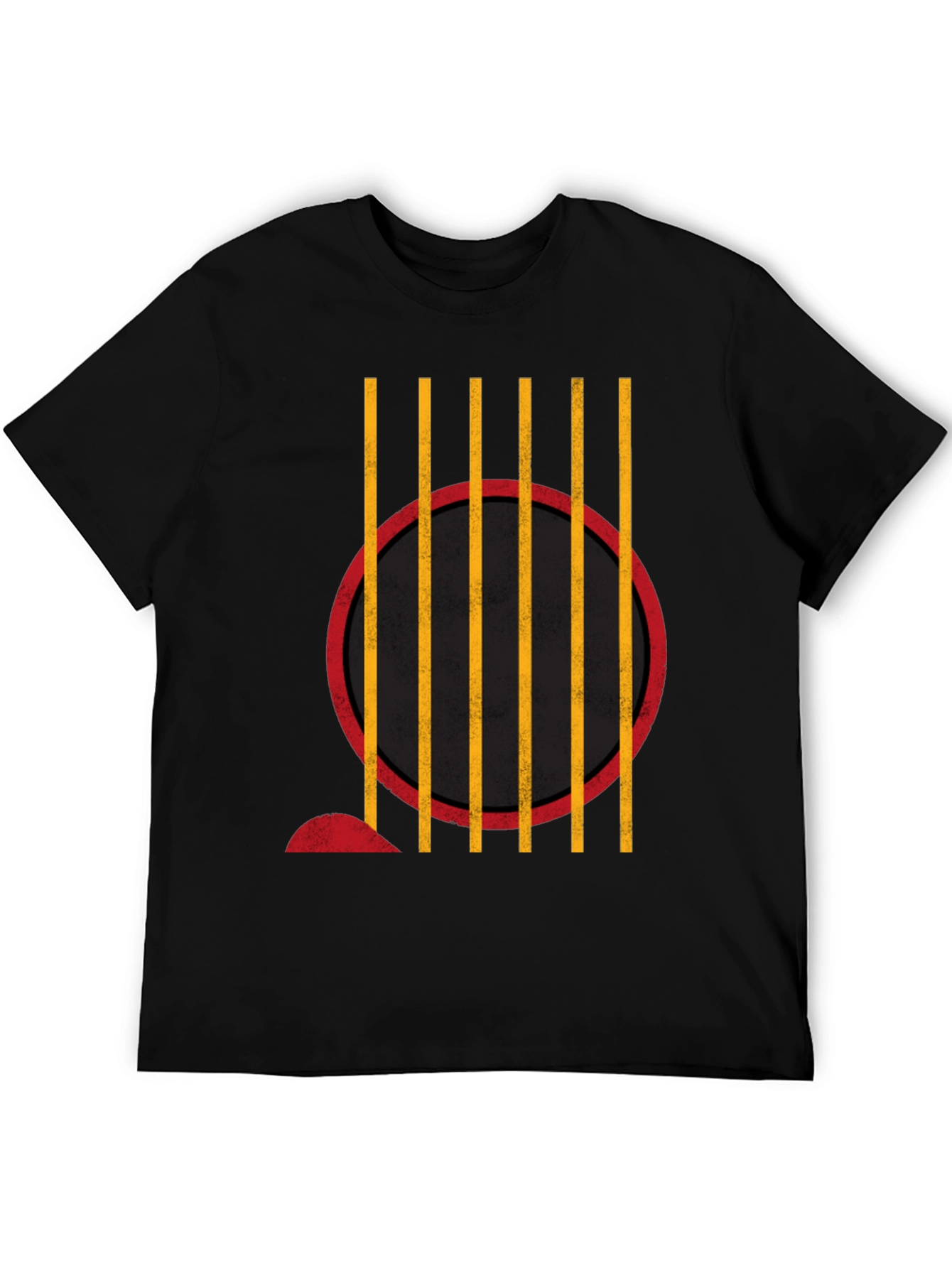 Abstract Graphic Print Crew Neck T-Shirt
