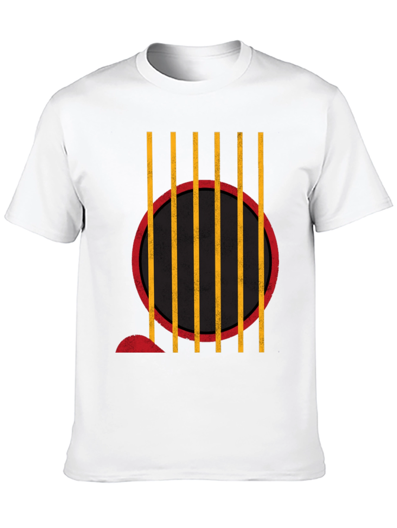Abstract Graphic Print Crew Neck T-Shirt