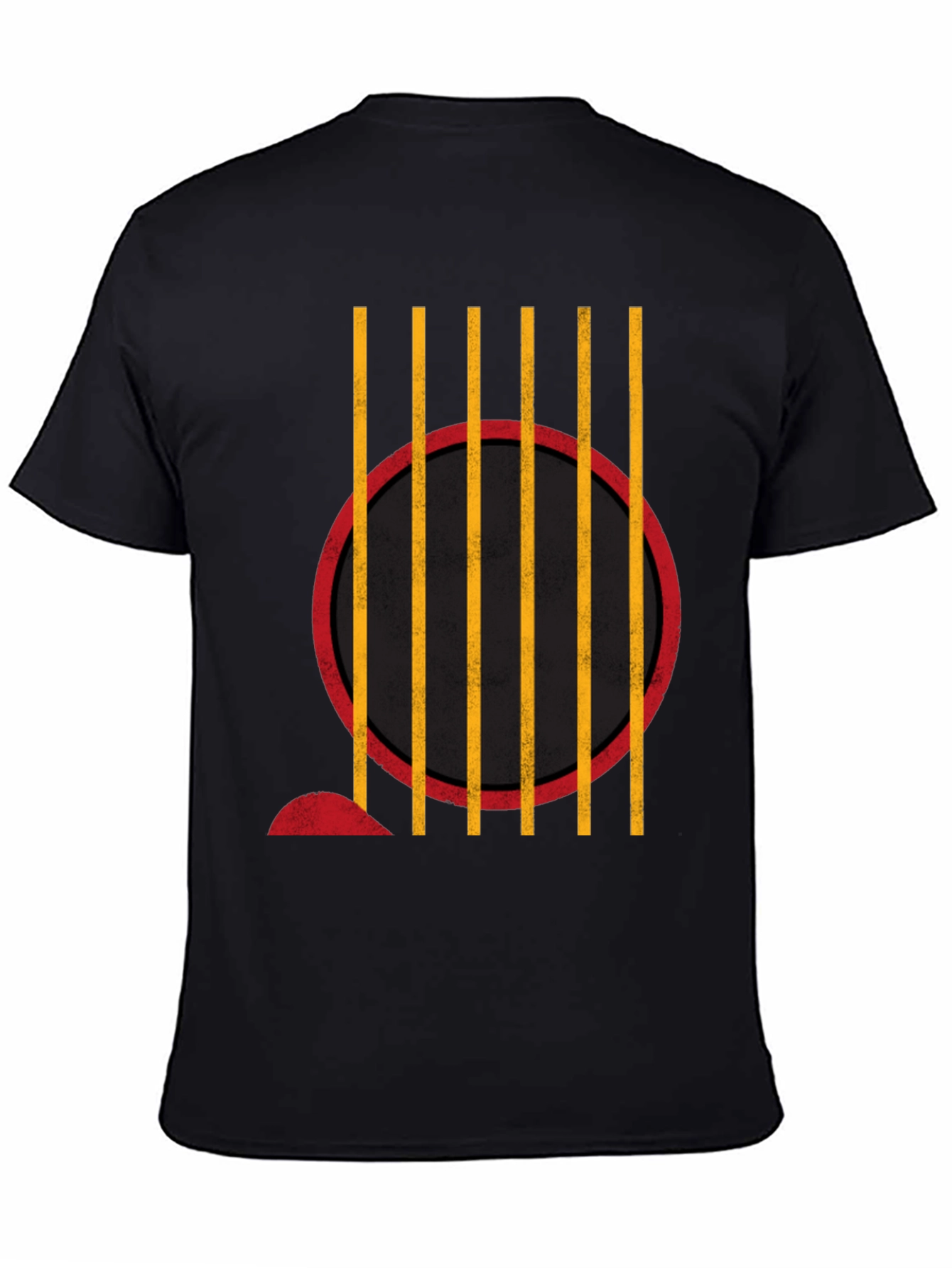 Abstract Graphic Print Crew Neck T-Shirt