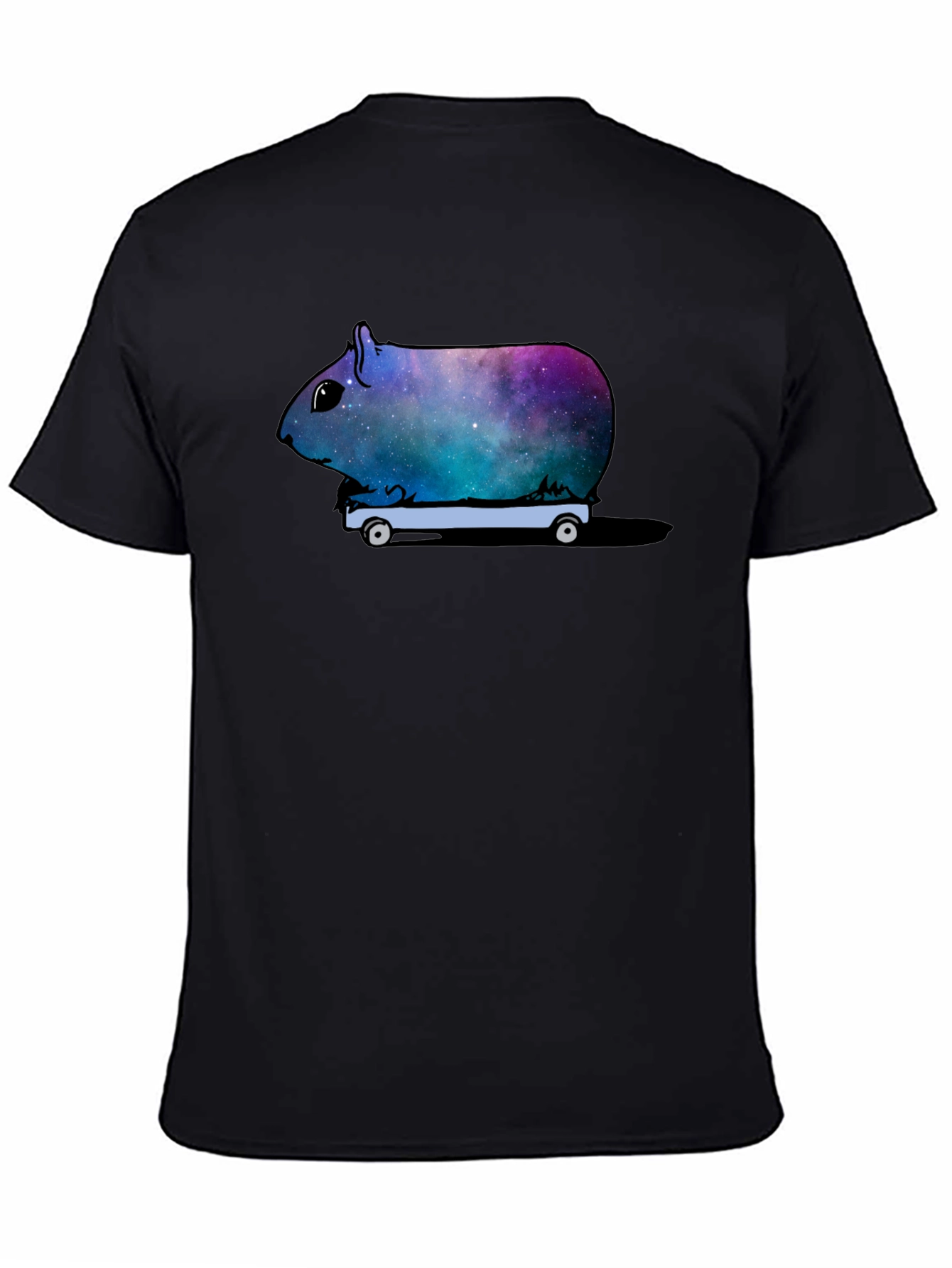 Cosmic Guinea Pig On Wheels T-Shirt