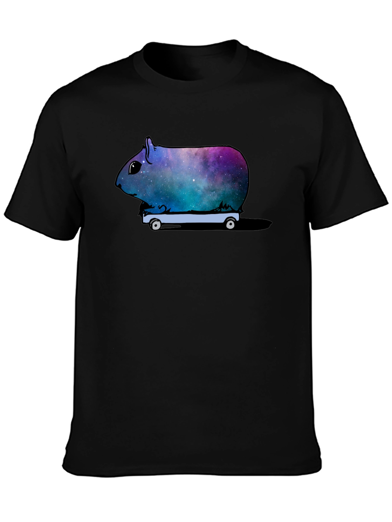 Cosmic Guinea Pig On Wheels T-Shirt