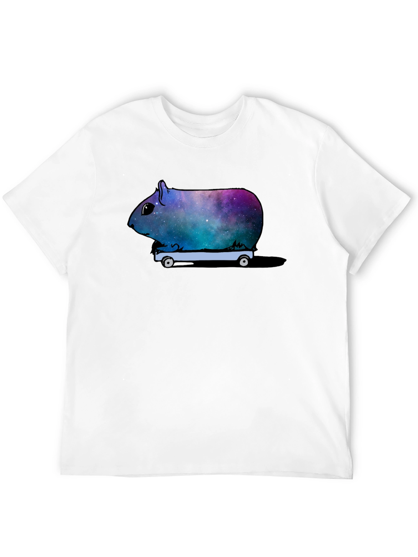 Cosmic Guinea Pig On Wheels T-Shirt