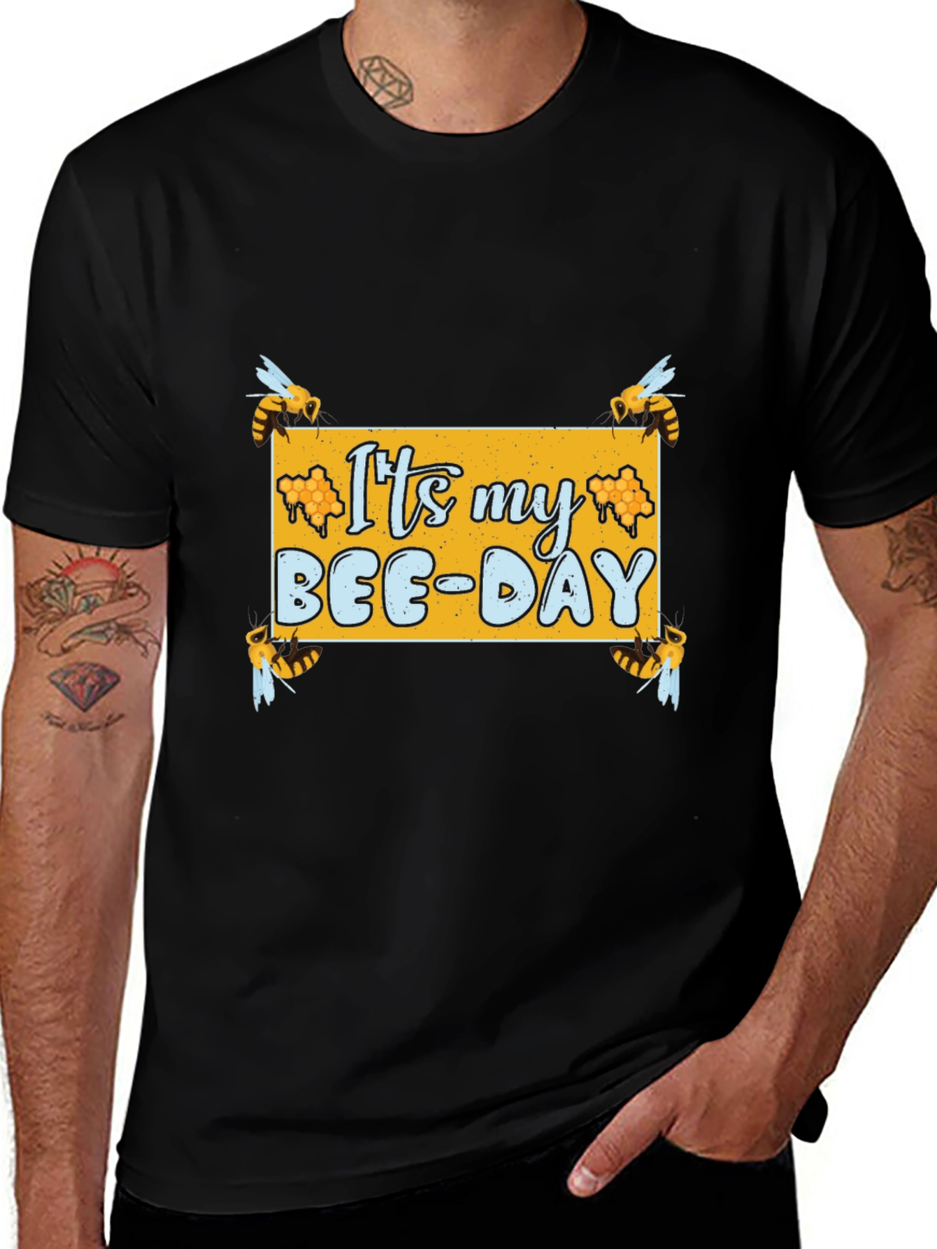 Its My Bee-Day T-Shirt - Birthday Celebration Tee