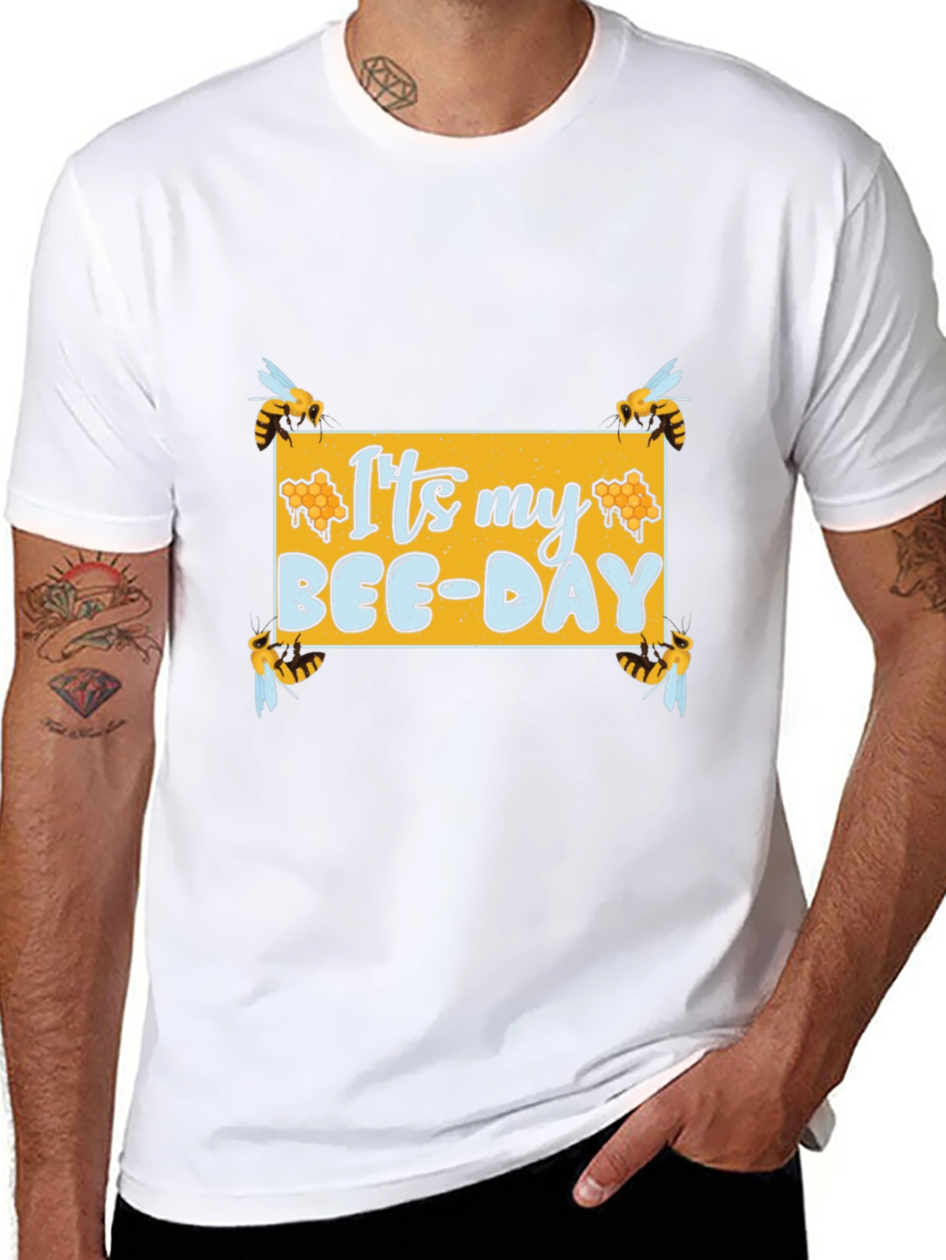 Its My Bee-Day T-Shirt - Birthday Celebration Tee