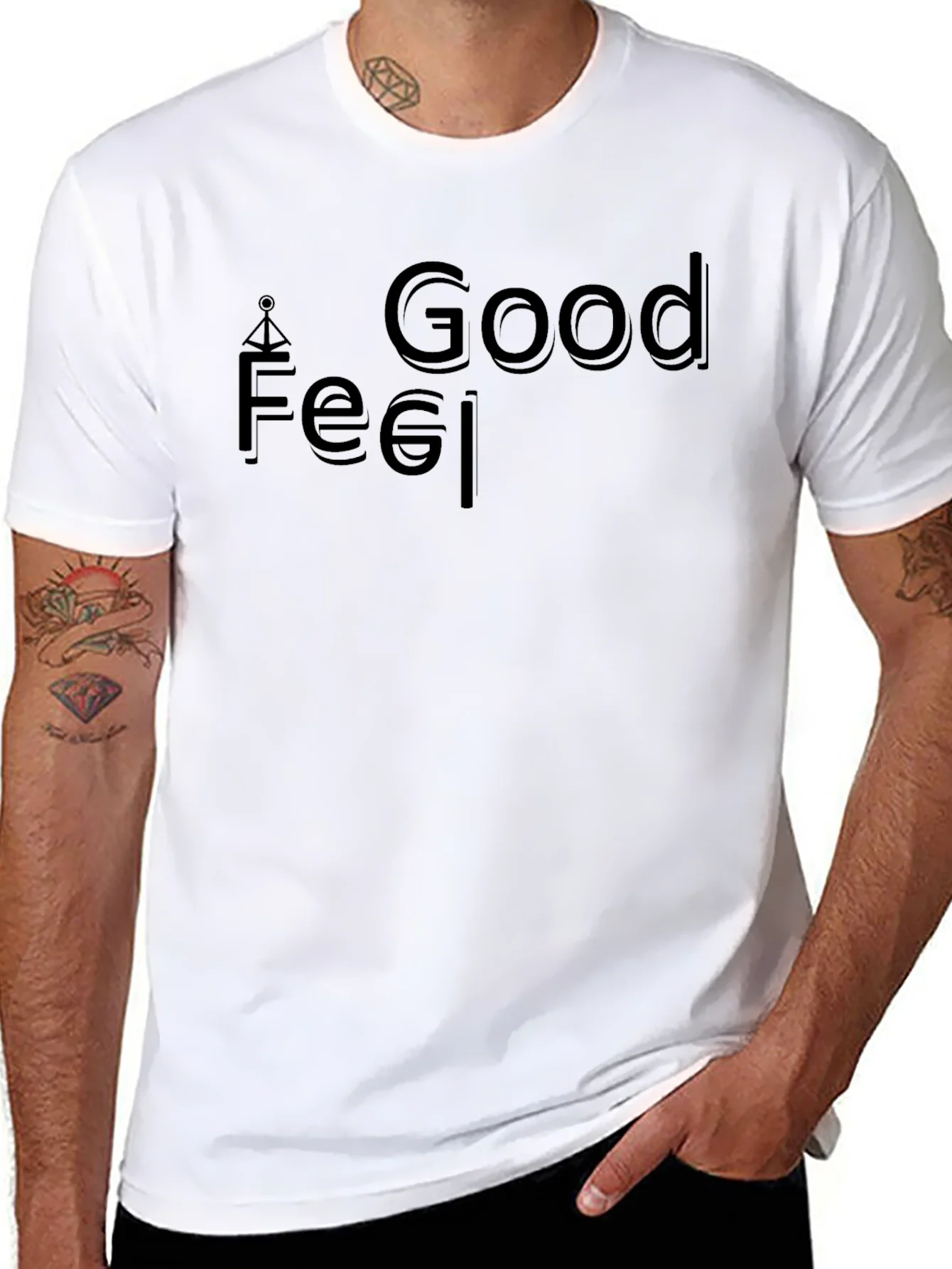 Good Feel Black T-Shirt