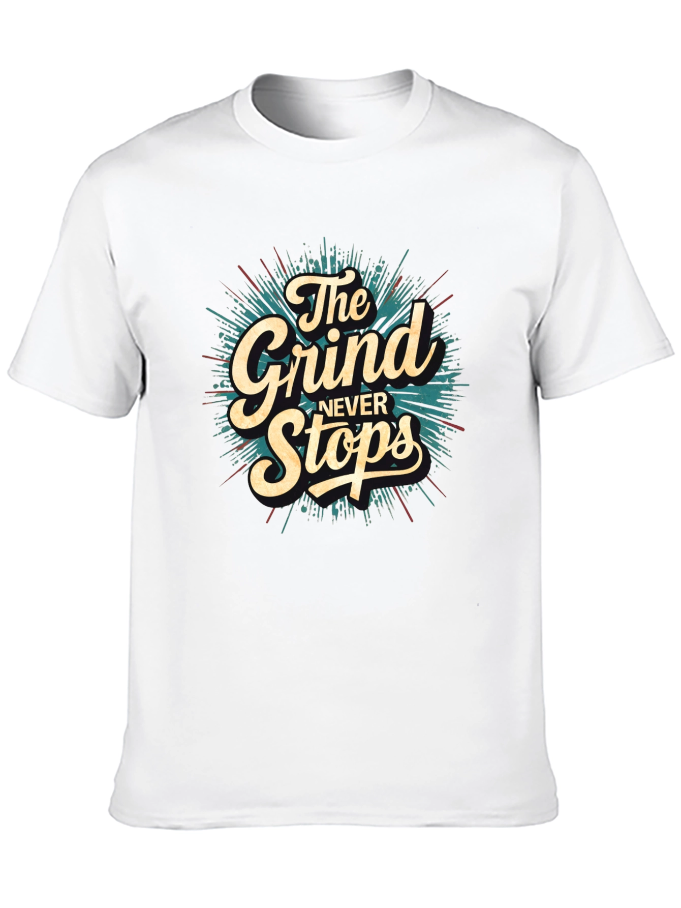 The Grind Never Stops Graphic T-Shirt