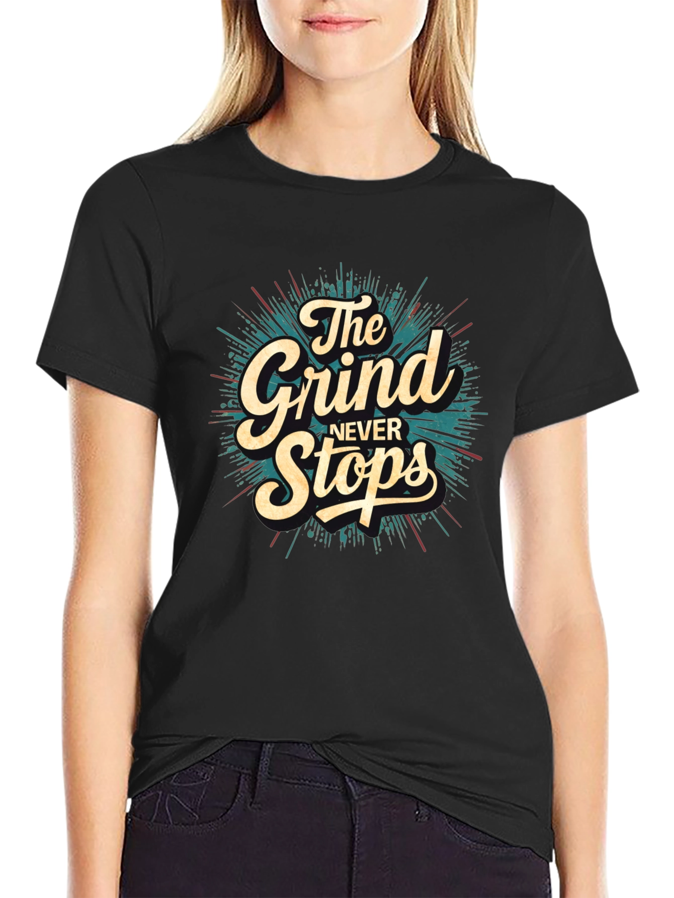 The Grind Never Stops Graphic T-Shirt