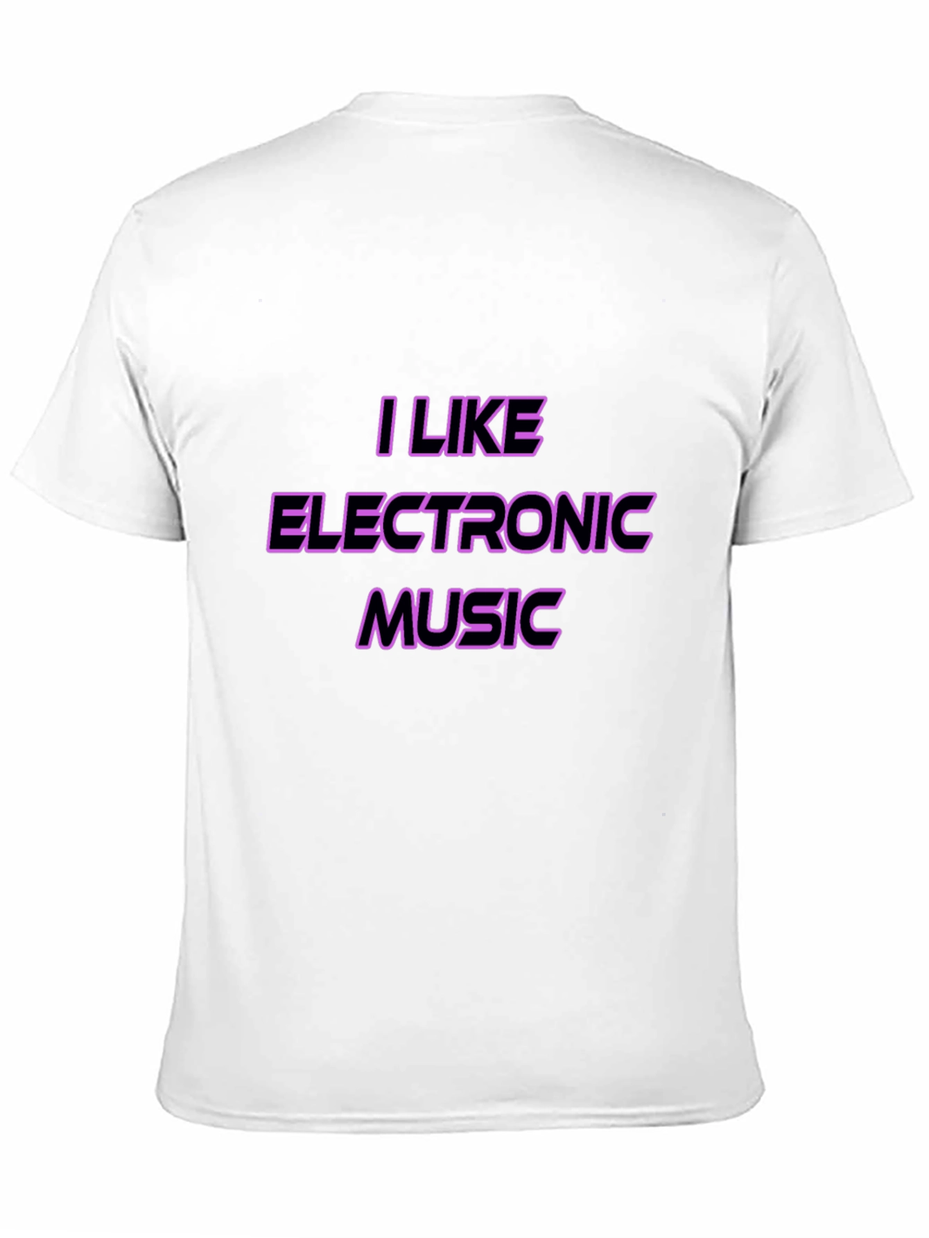 I Like Electronic Music Black T-Shirt