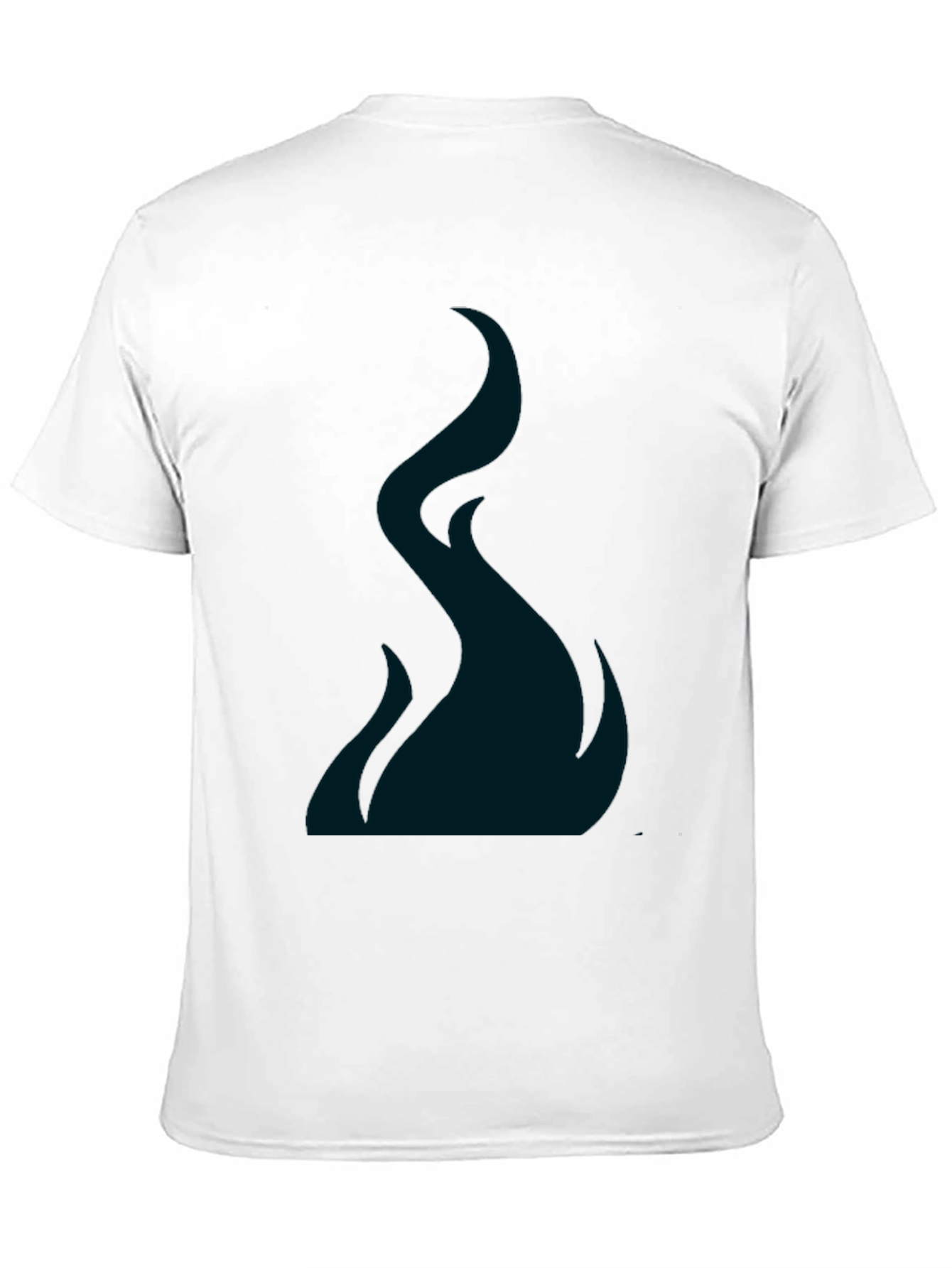 Flame Graphic Black T-Shirt